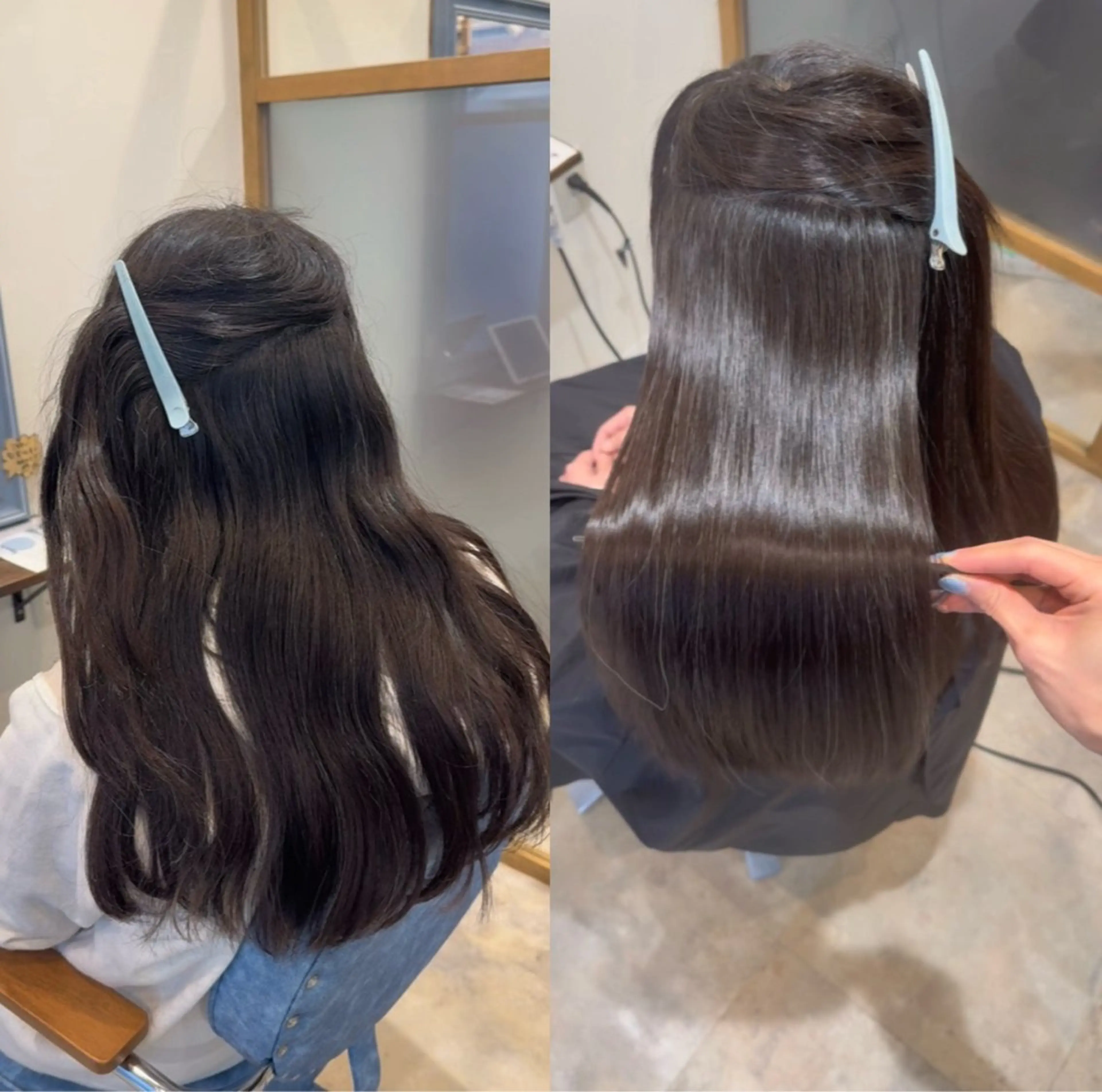 ロング カット 縮毛矯正 トリートメント RapportSalonHANARE新浦安所属・本間 遥翔のヘアスタイル