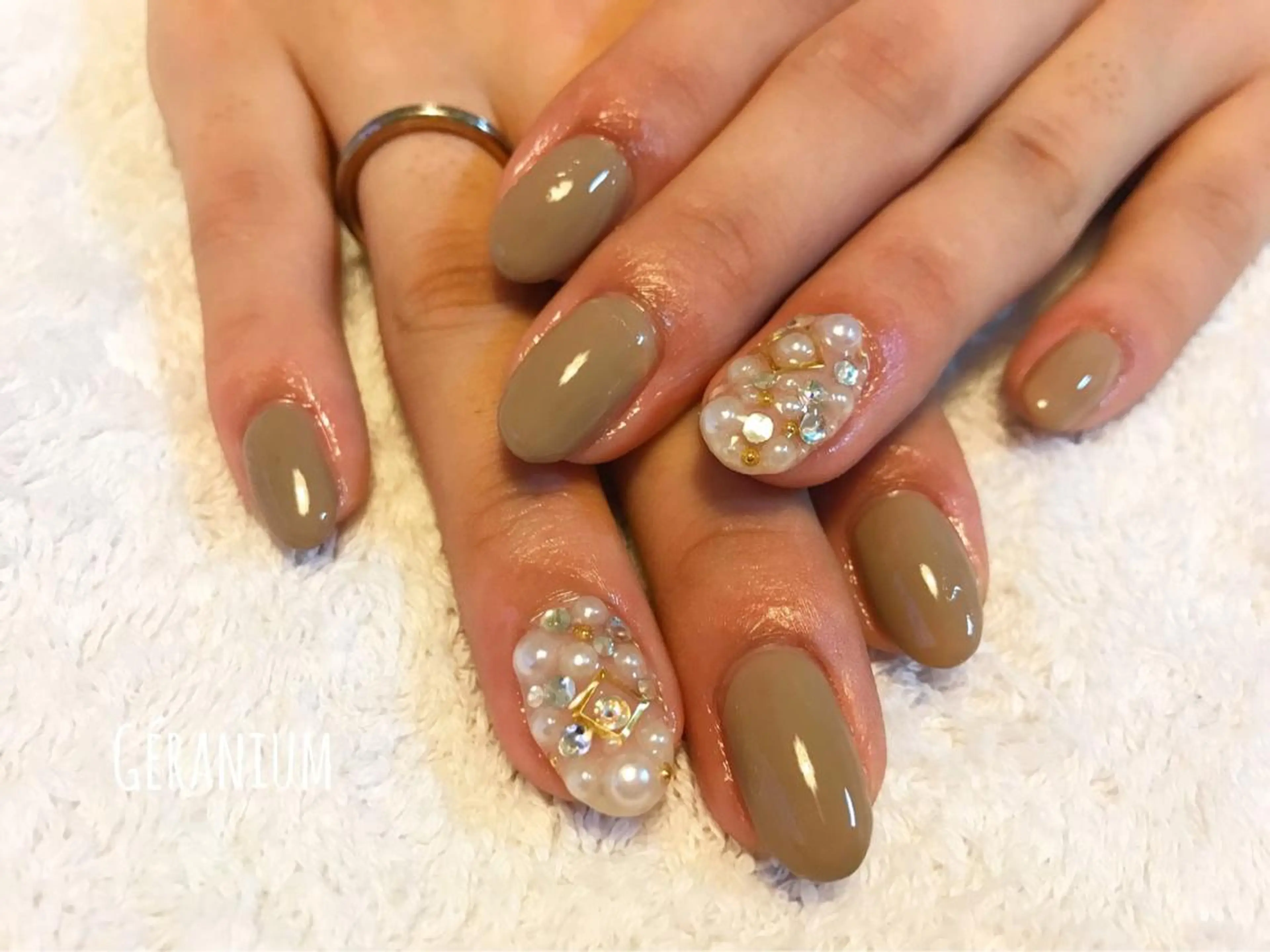 ネイル ハンドネイル フットネイル GéRanium Harukaのネイルデザイン