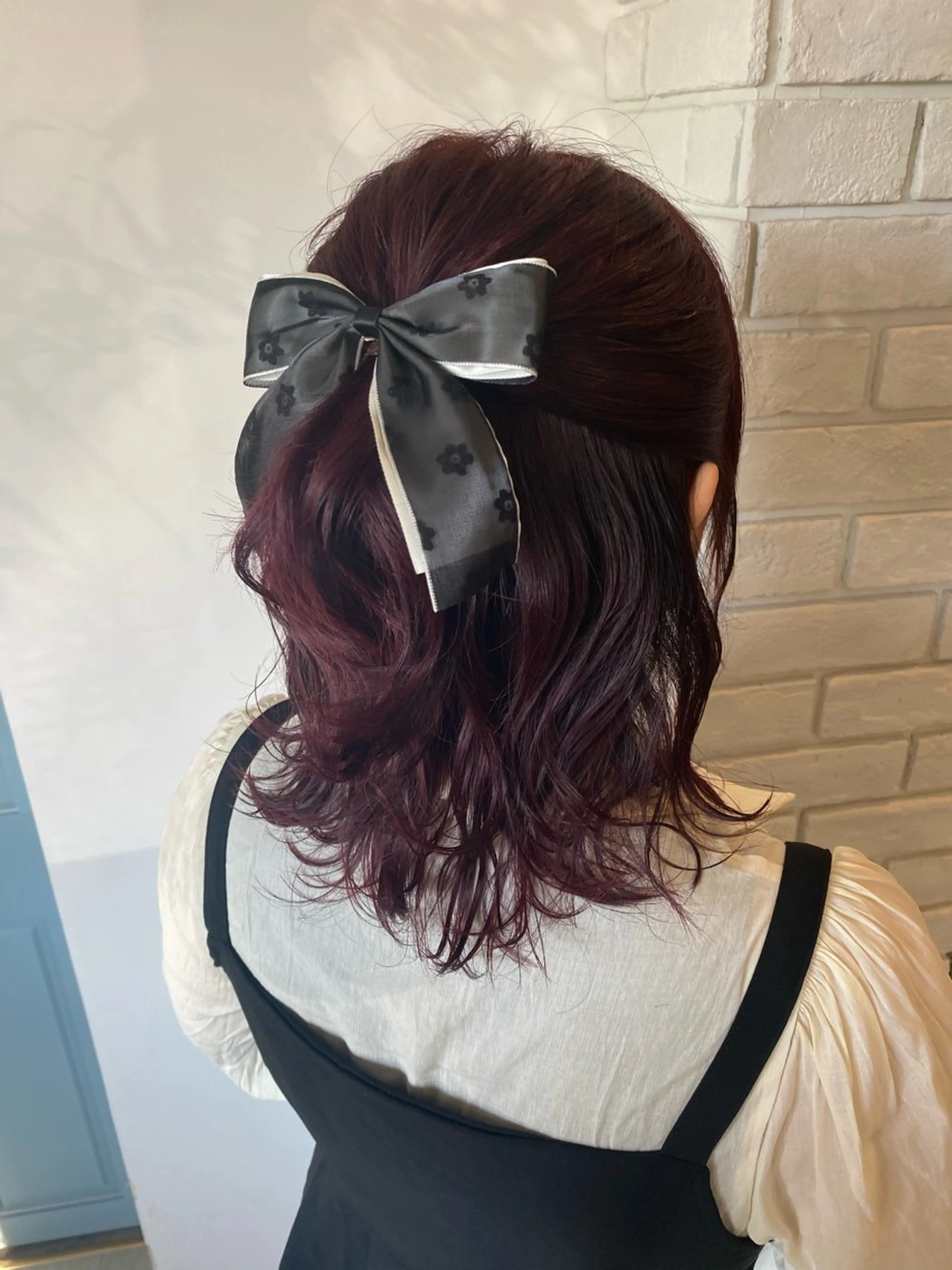 ミディアム ヘアアレンジ ヘアセット 関谷 のぞみのヘアスタイル