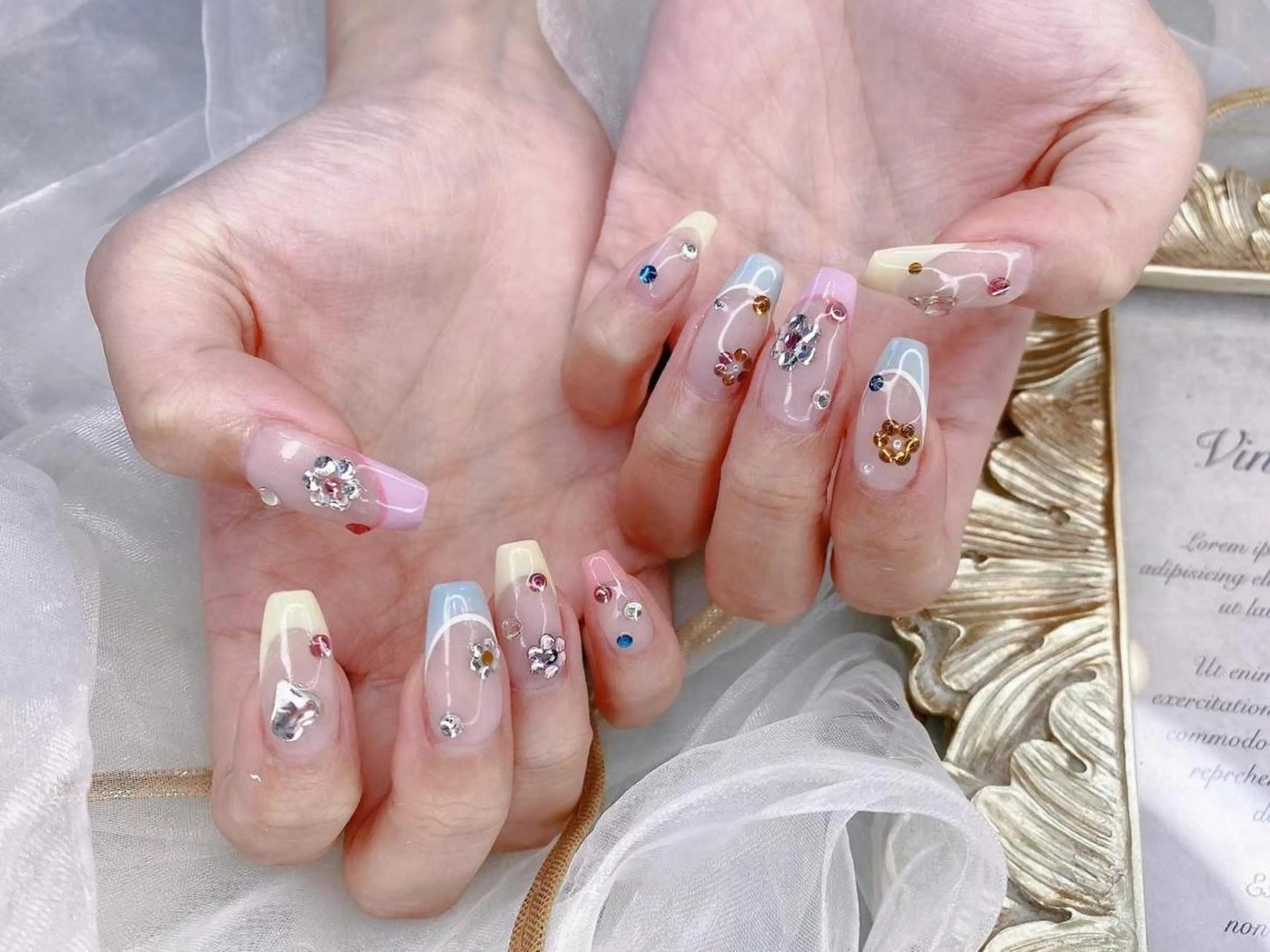 ネイル フレンチネイル パステルネイル Babarla Nailのネイルデザイン