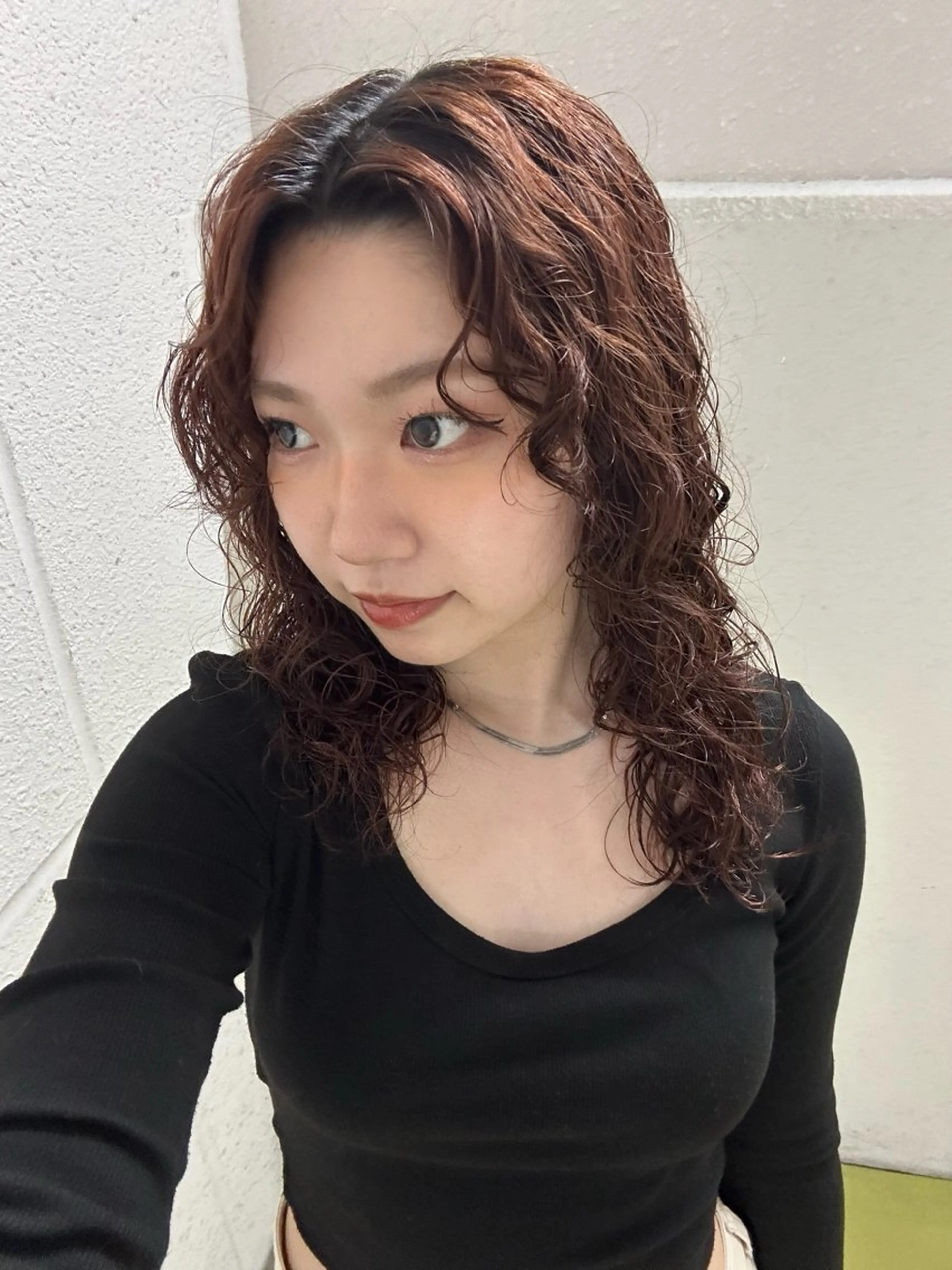 パーマ パーマ×レイヤー| カラー カホ🪩🤍のヘアスタイル