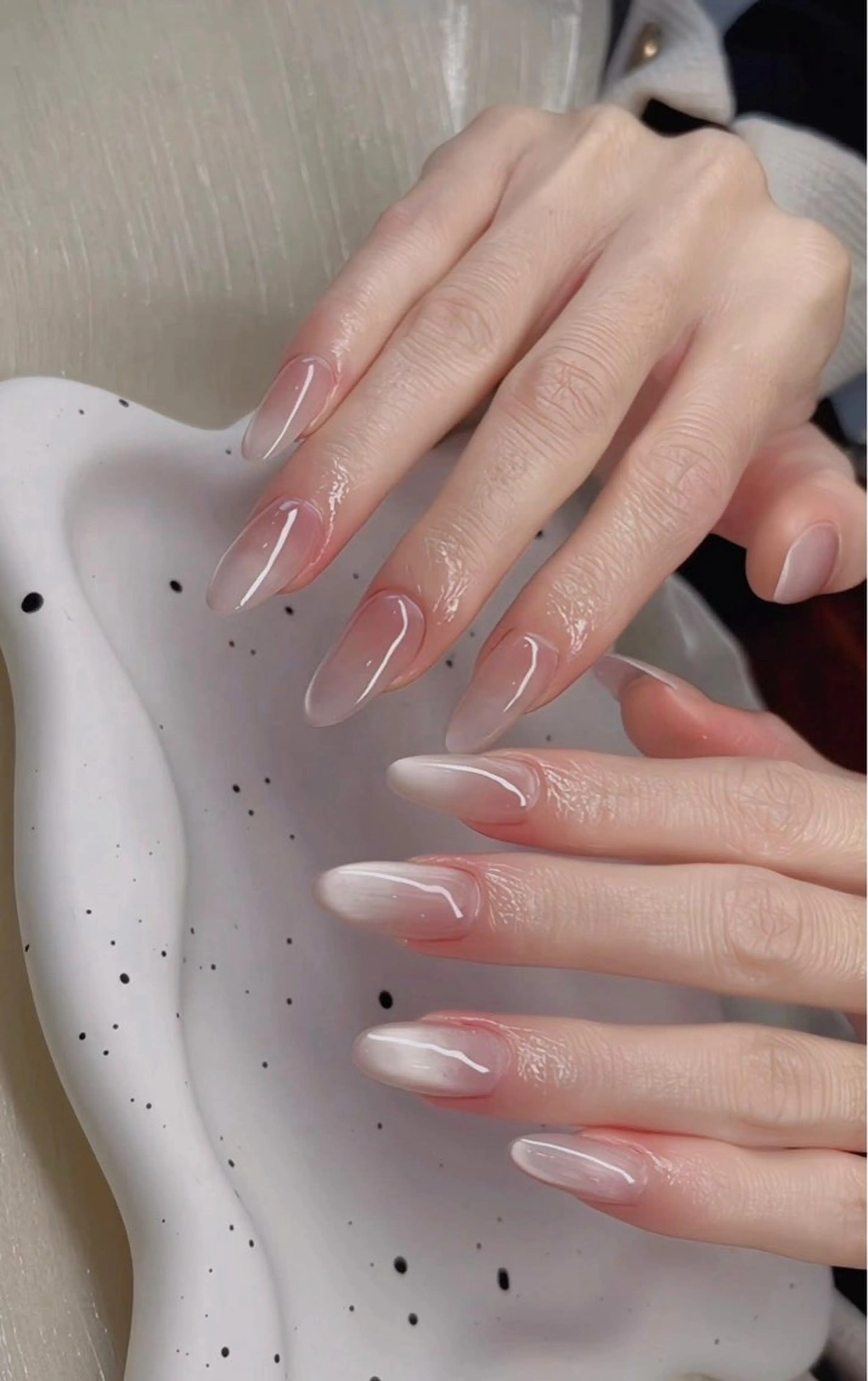 ネイル チークネイル フットネイル フレンチネイル グラデーション 韓国ネイル Yuki nail staffのネイルデザイン