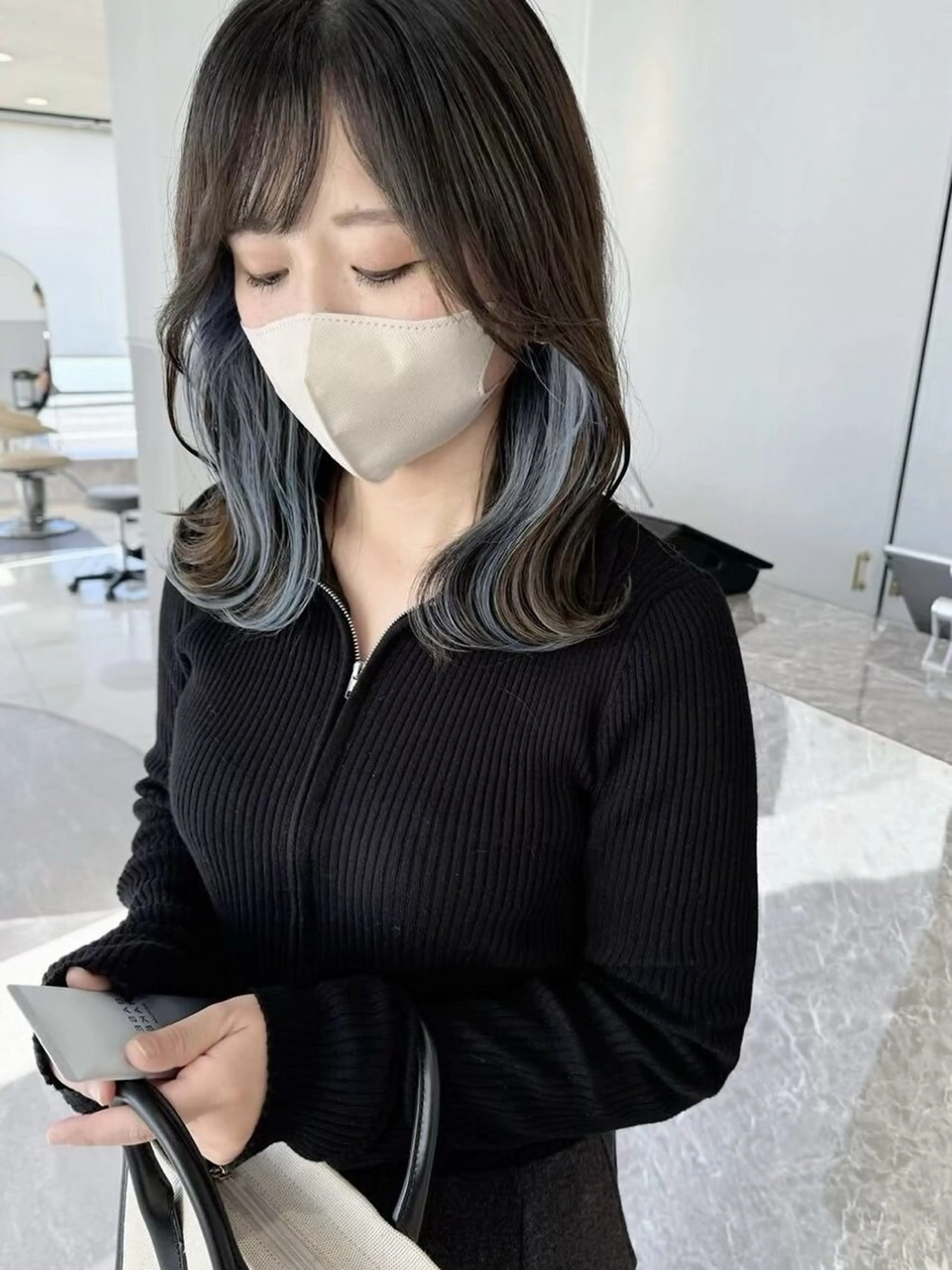 シールエクステ/20本まで/インナー・ハイライトなどの写真