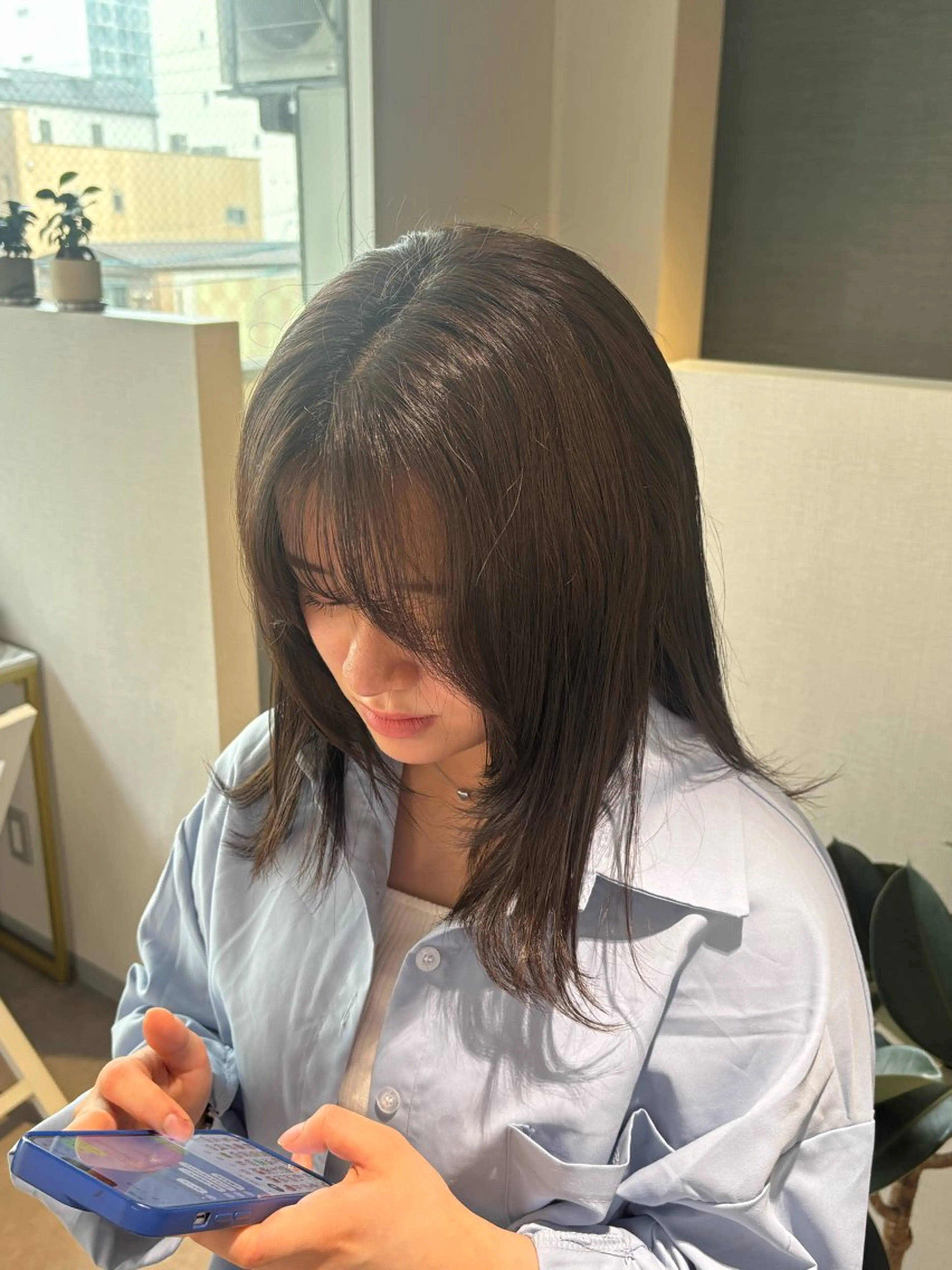 カラー ブラウンカラー 縮毛矯正 ヘアカラー misuzu/名古屋 /酸性ストレート🎀のヘアスタイル