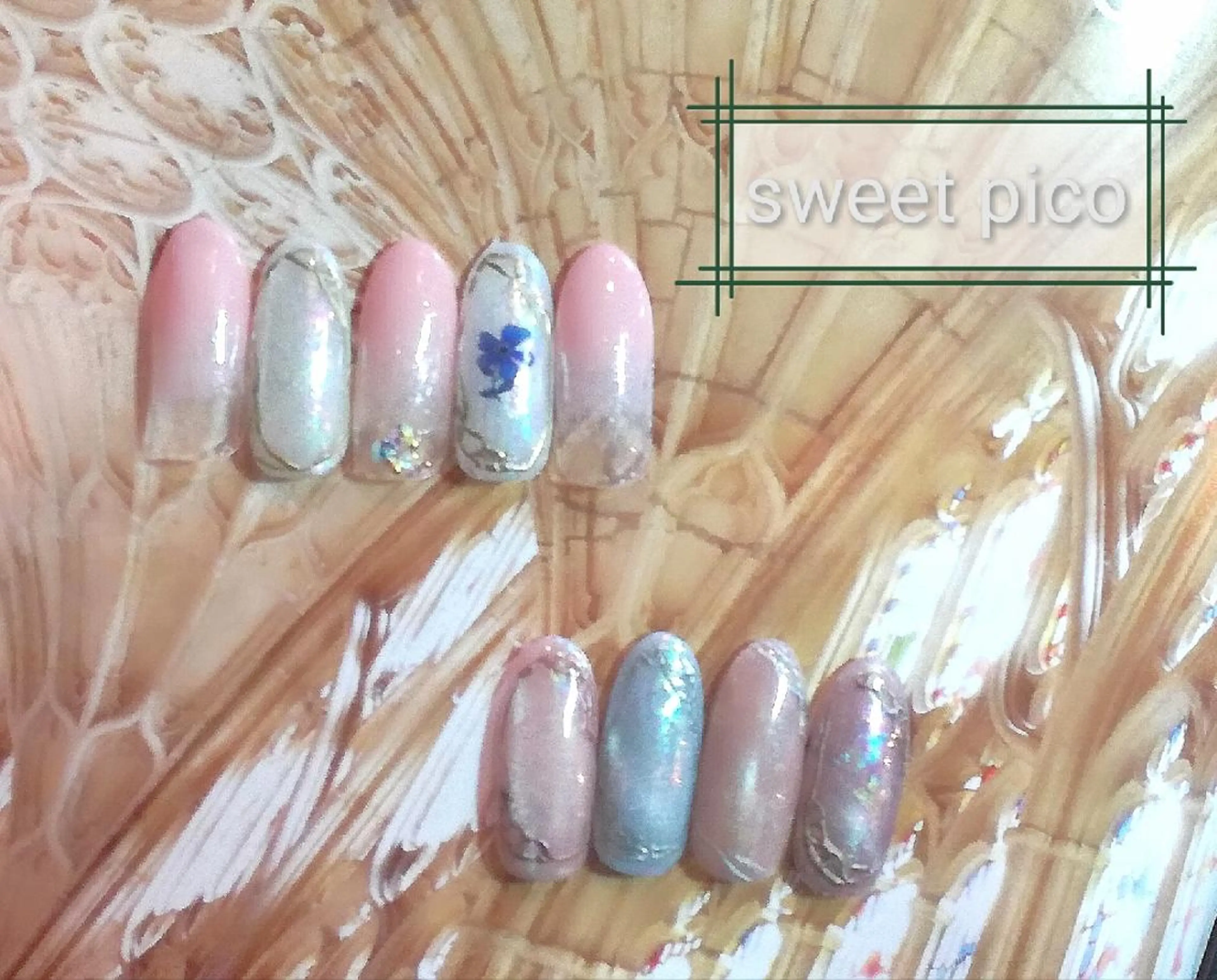 ネイル ジェルネイル sweet pico 住吉のネイルデザイン