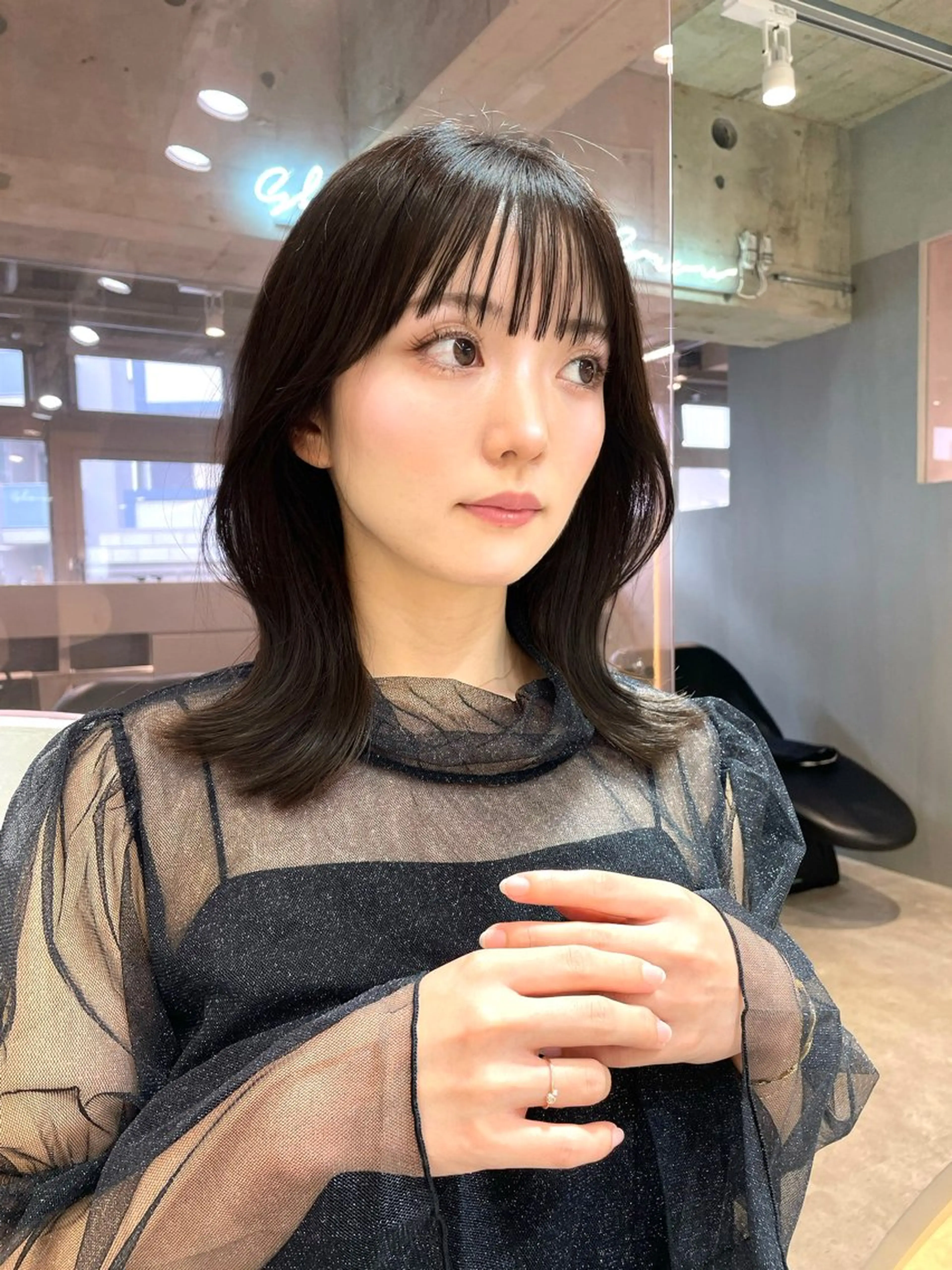 カラー 縮毛矯正ブリーチなし 🍒❤ゆうきのヘアスタイル