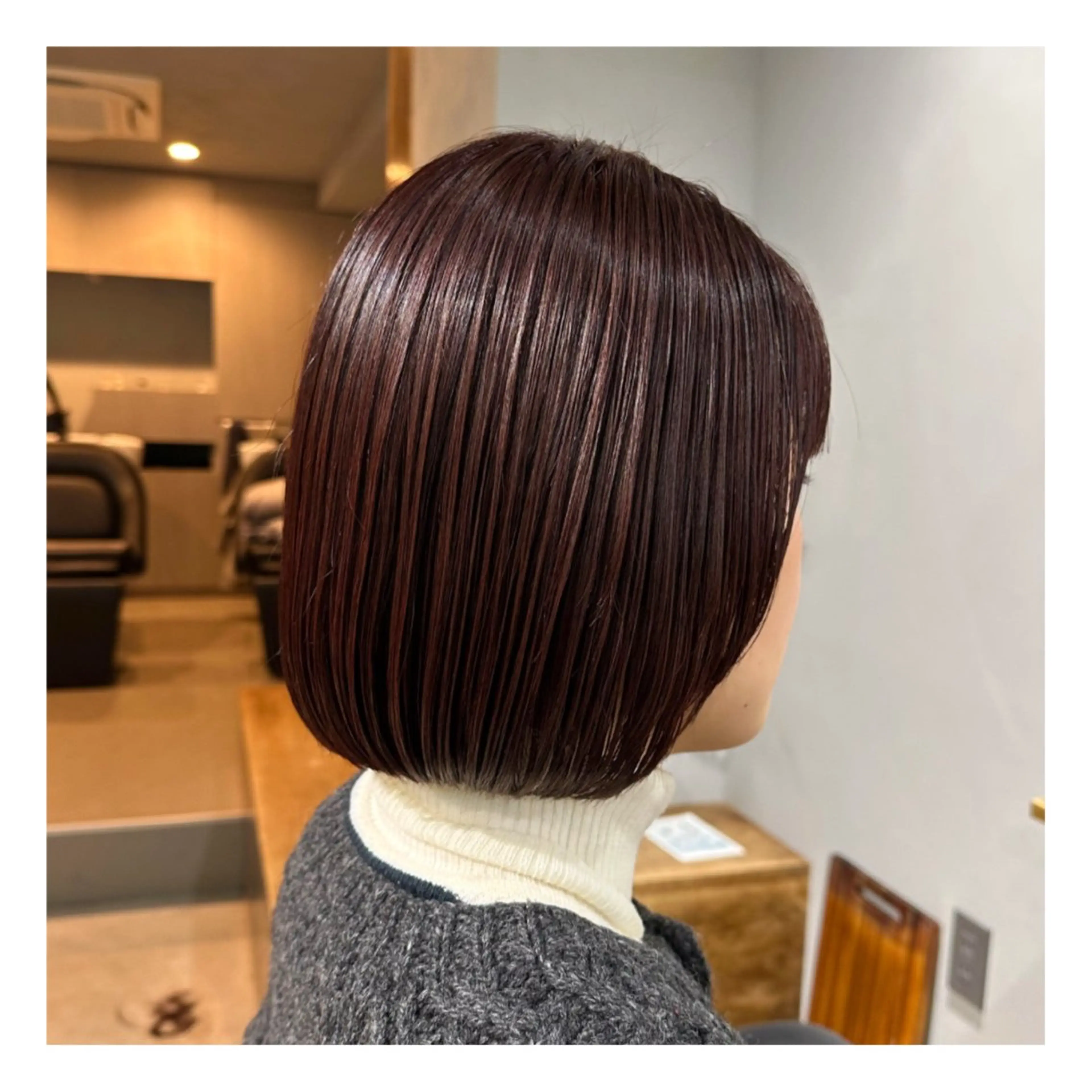 ショート カラー 縮毛矯正特別価格 /表参道/ことりのヘアスタイル