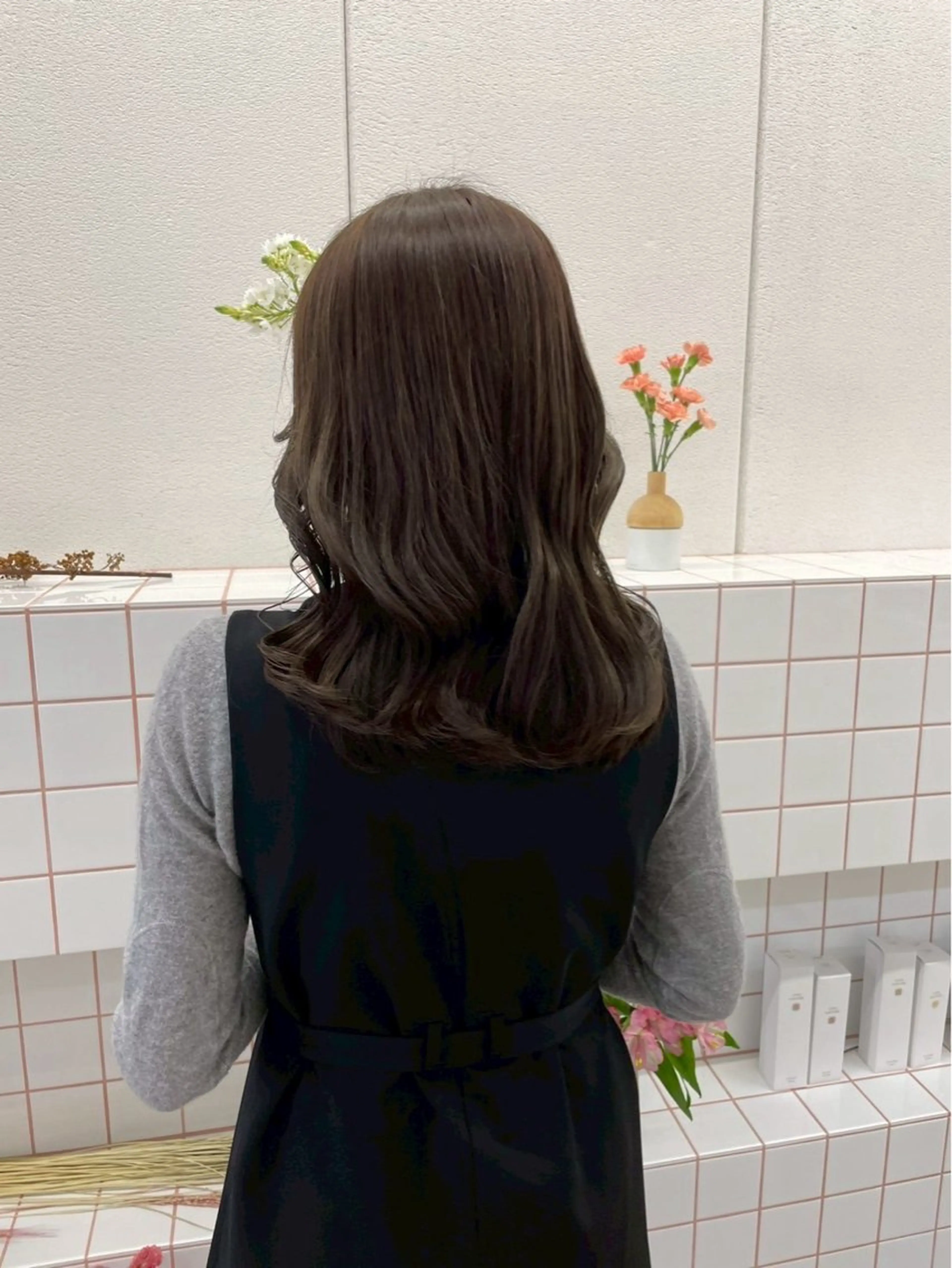 ミディアム 🌼花屋併設🌼 木下奈々望のヘアスタイル