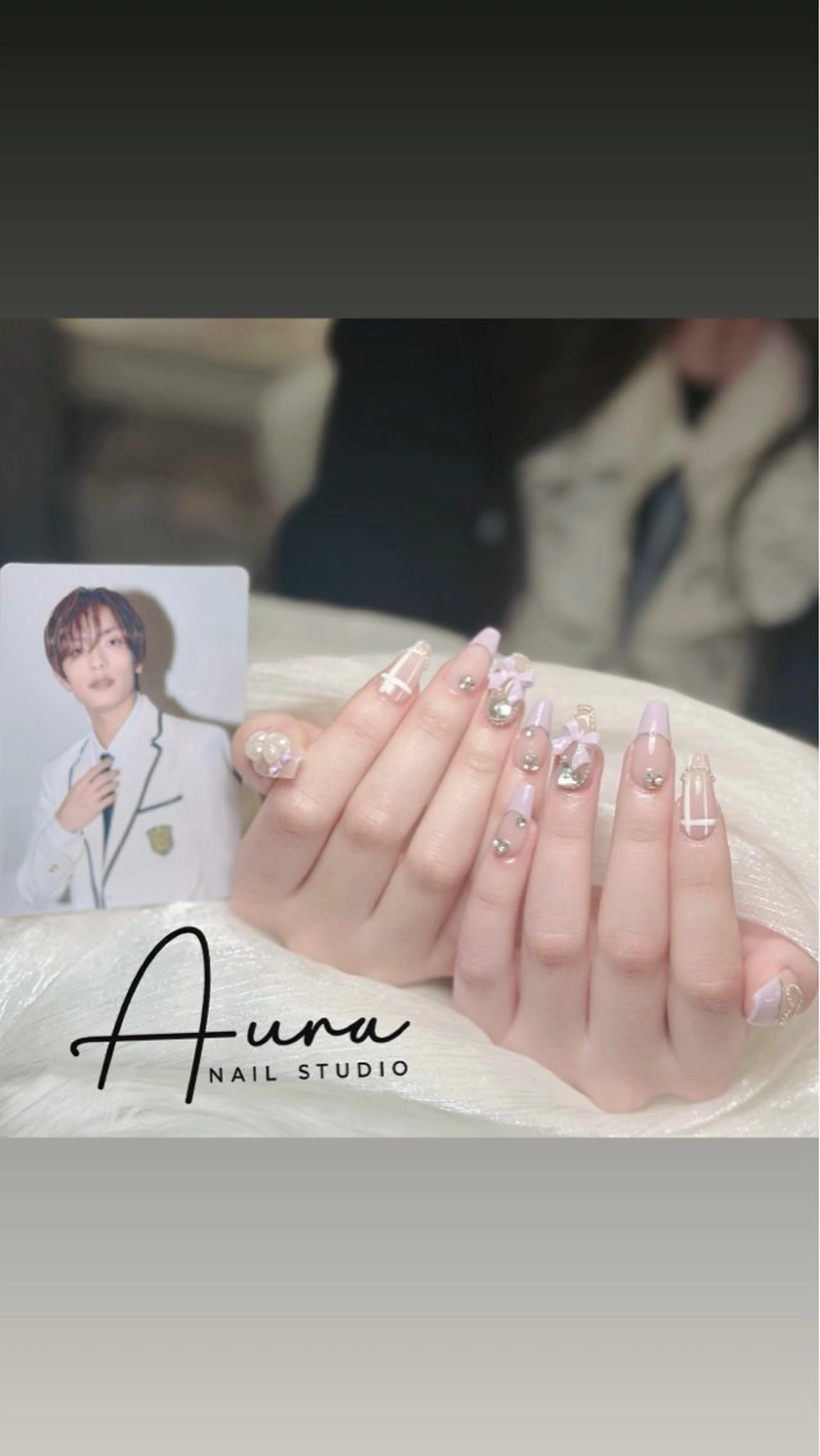 ネイル ハンドネイル Aura Nail HanNaのネイルデザイン