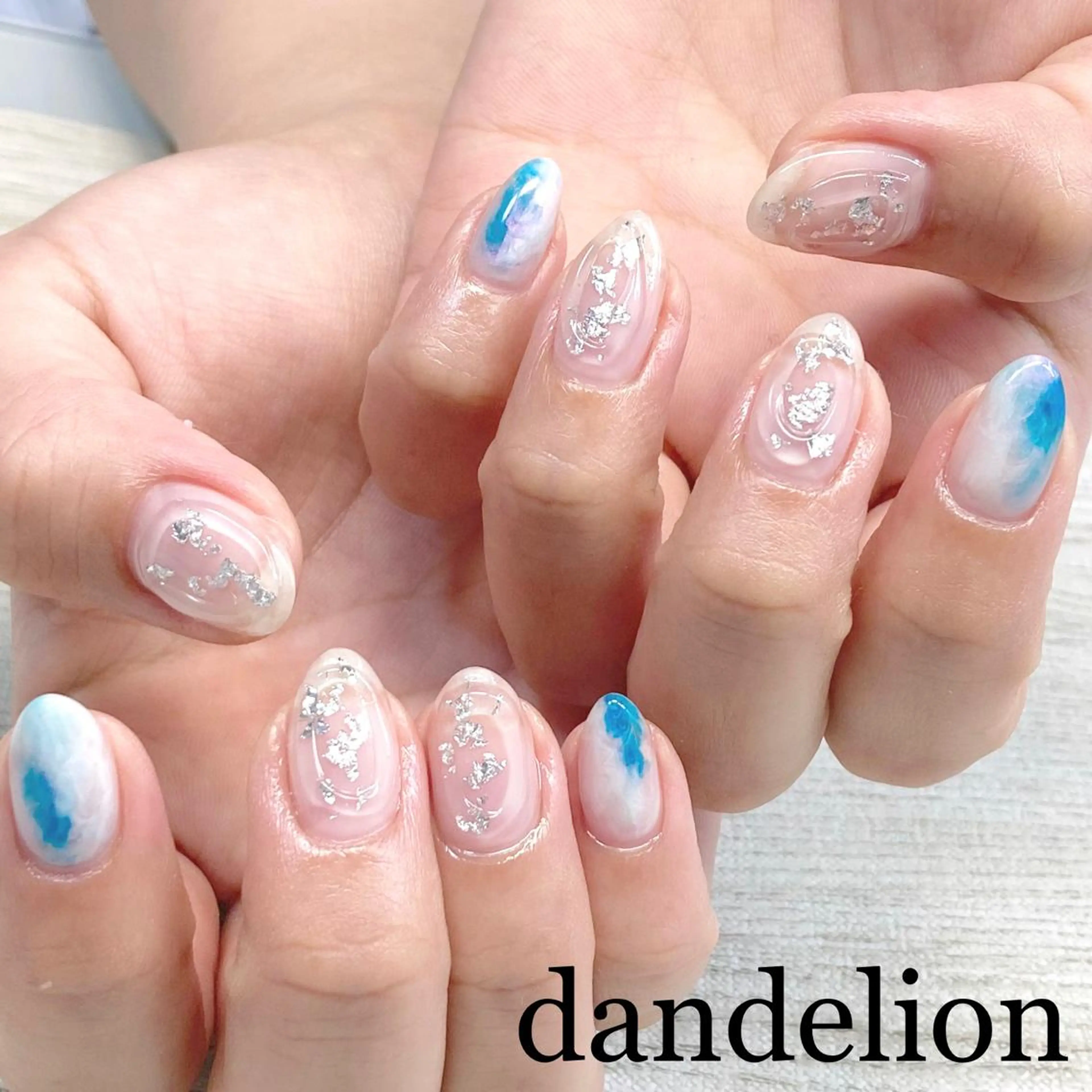 ネイル ハンドネイル ハンドケア dandelion ダンデライオンのネイルデザイン