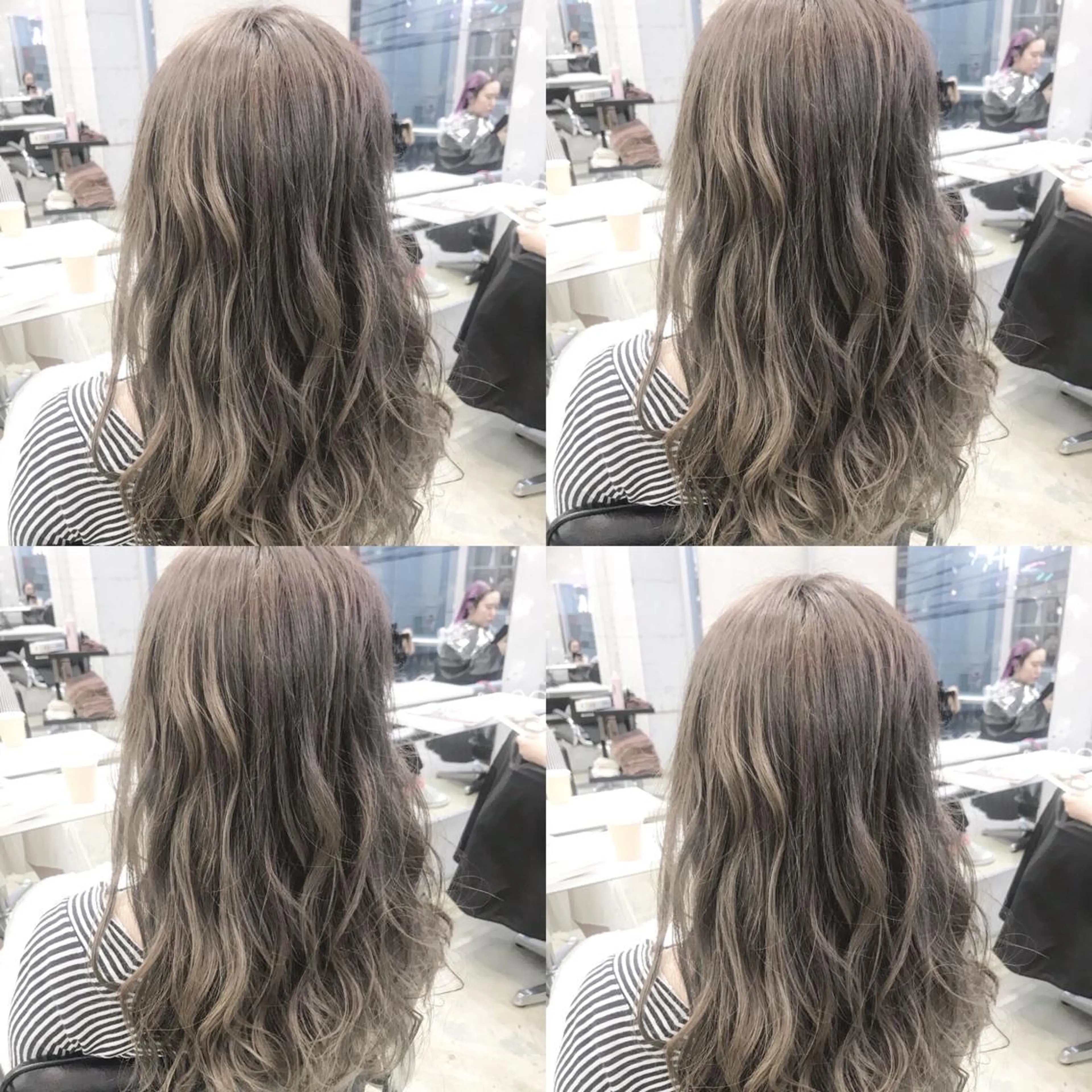 ロング カラー ヘアアレンジ ベージュカラー ブリーチ ハイライトカラー ミルクティーベージュ ハイライト 垢抜け案内人 鈴木聖矢✂️のヘアスタイル