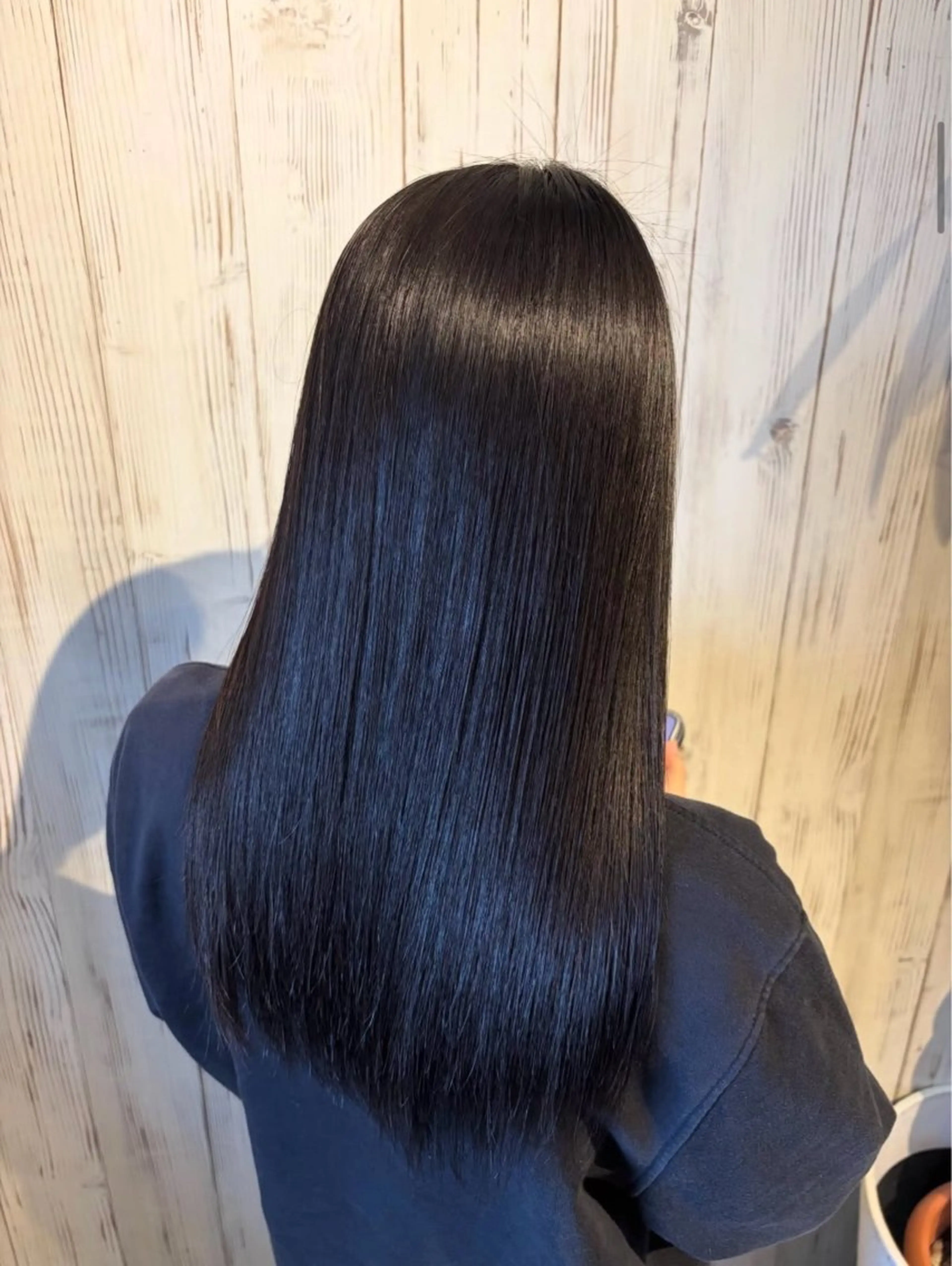 ロング 縮毛矯正 トリートメント 織部 望のヘアスタイル