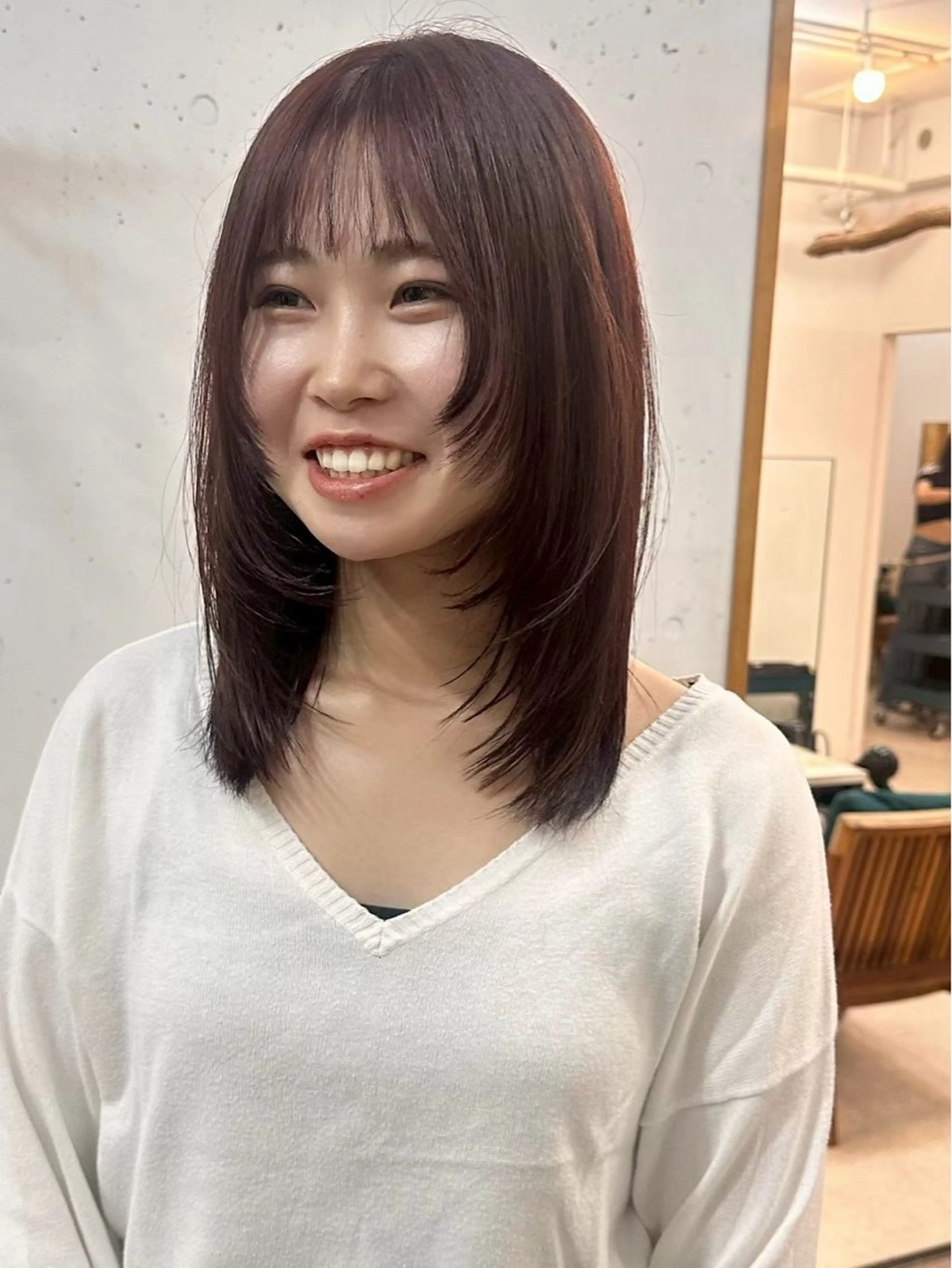 ミディアム Fumina 🤍のヘアスタイル