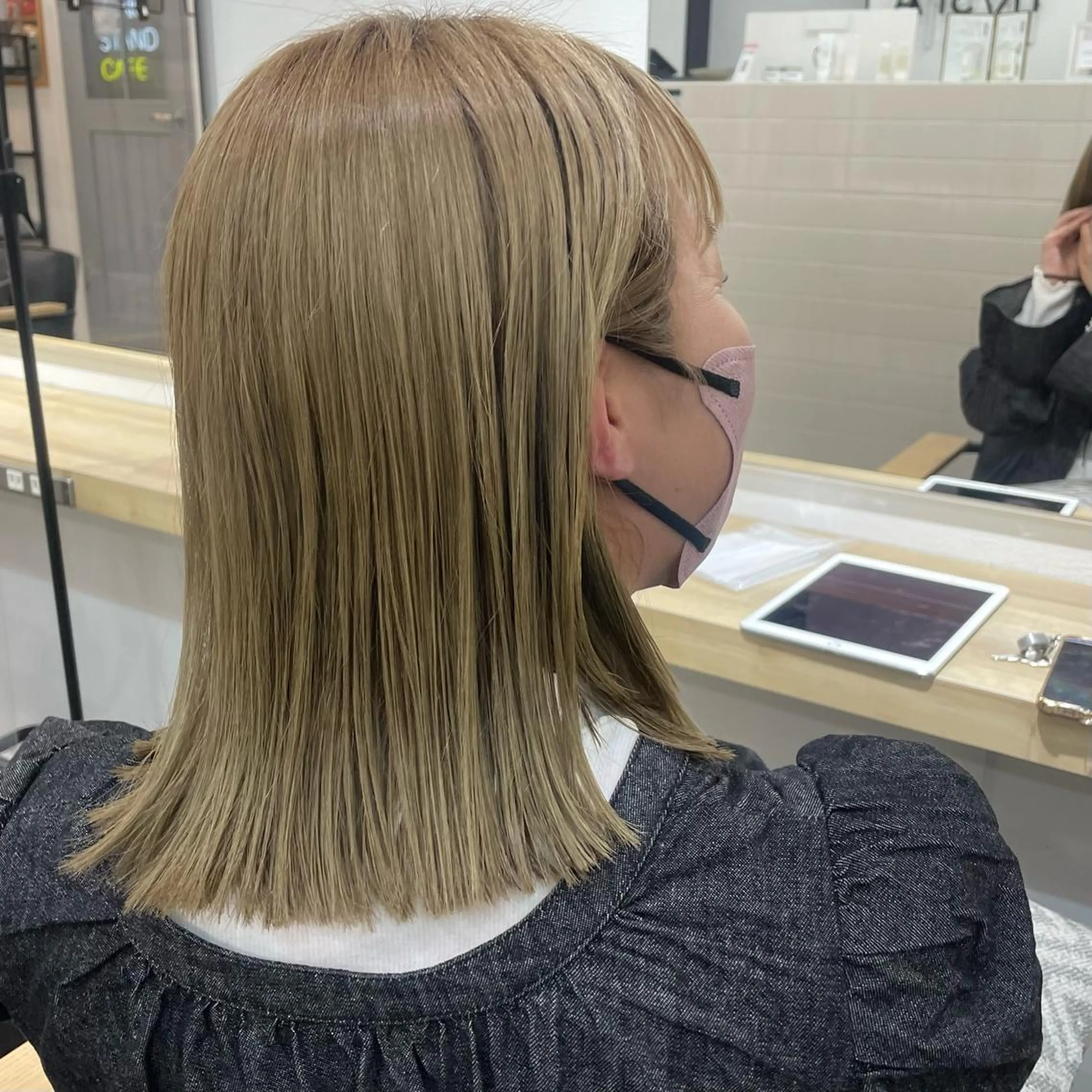 ミディアム ヘアカラー トリートメント SUNC/🤎 オオクマ　カナエ🤎のヘアスタイル