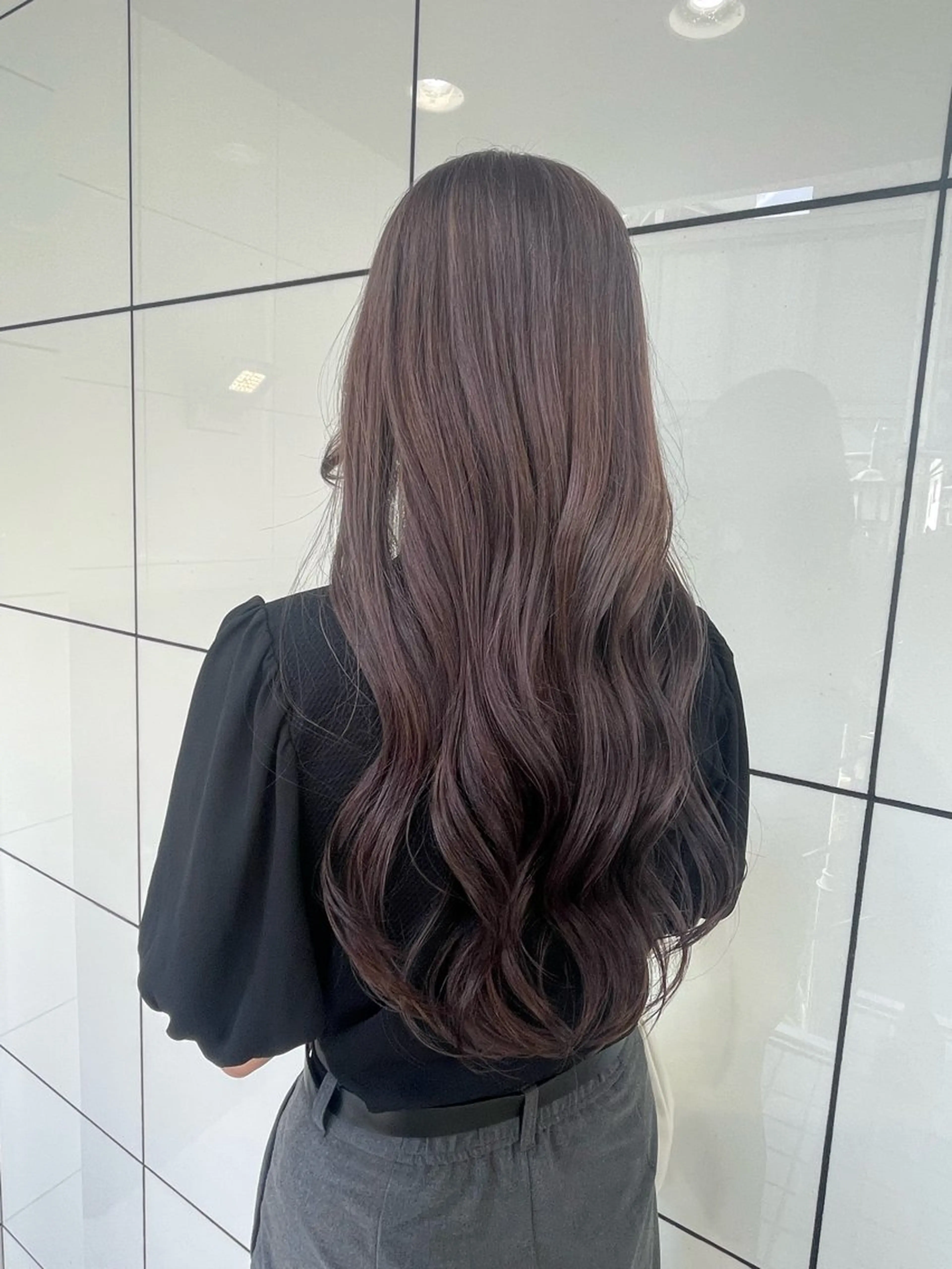 カラー ‪るか/‪透明感 カラー/アレンジのヘアスタイル