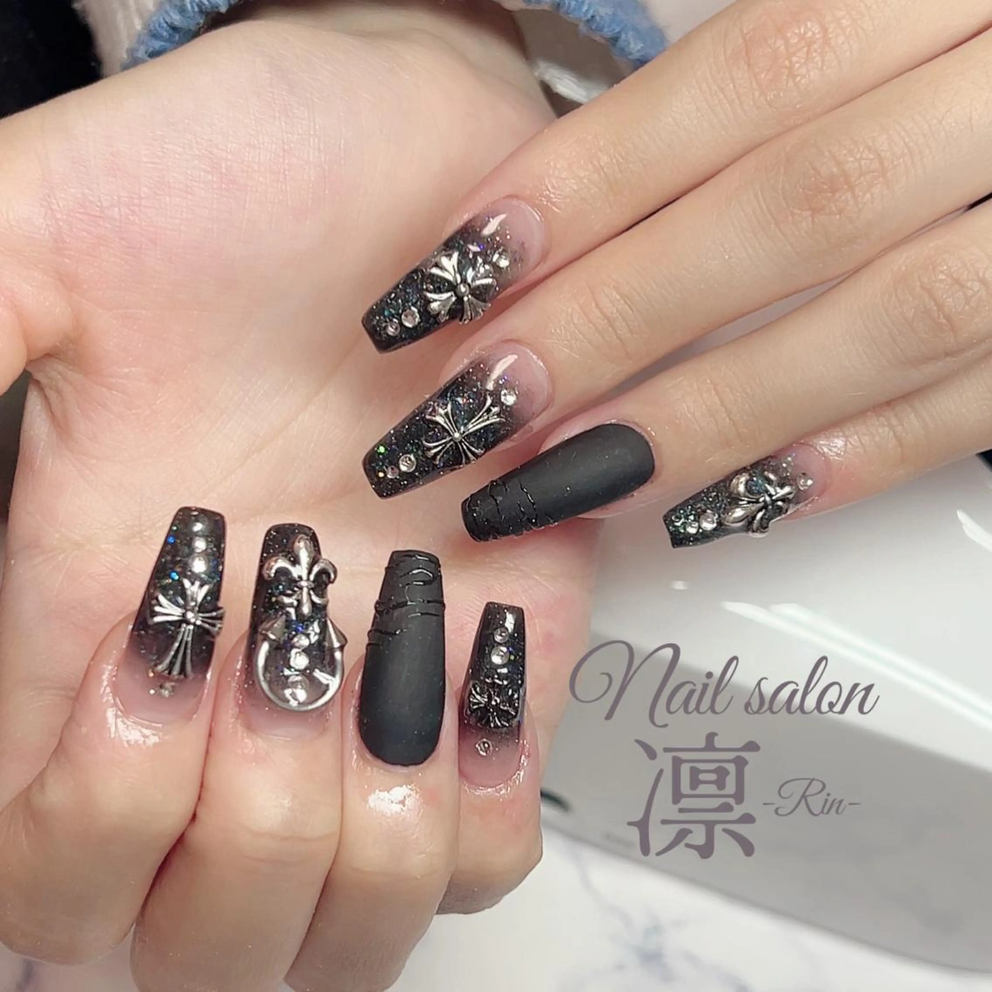 ネイル スカルプネイル private salon凛のネイルデザイン