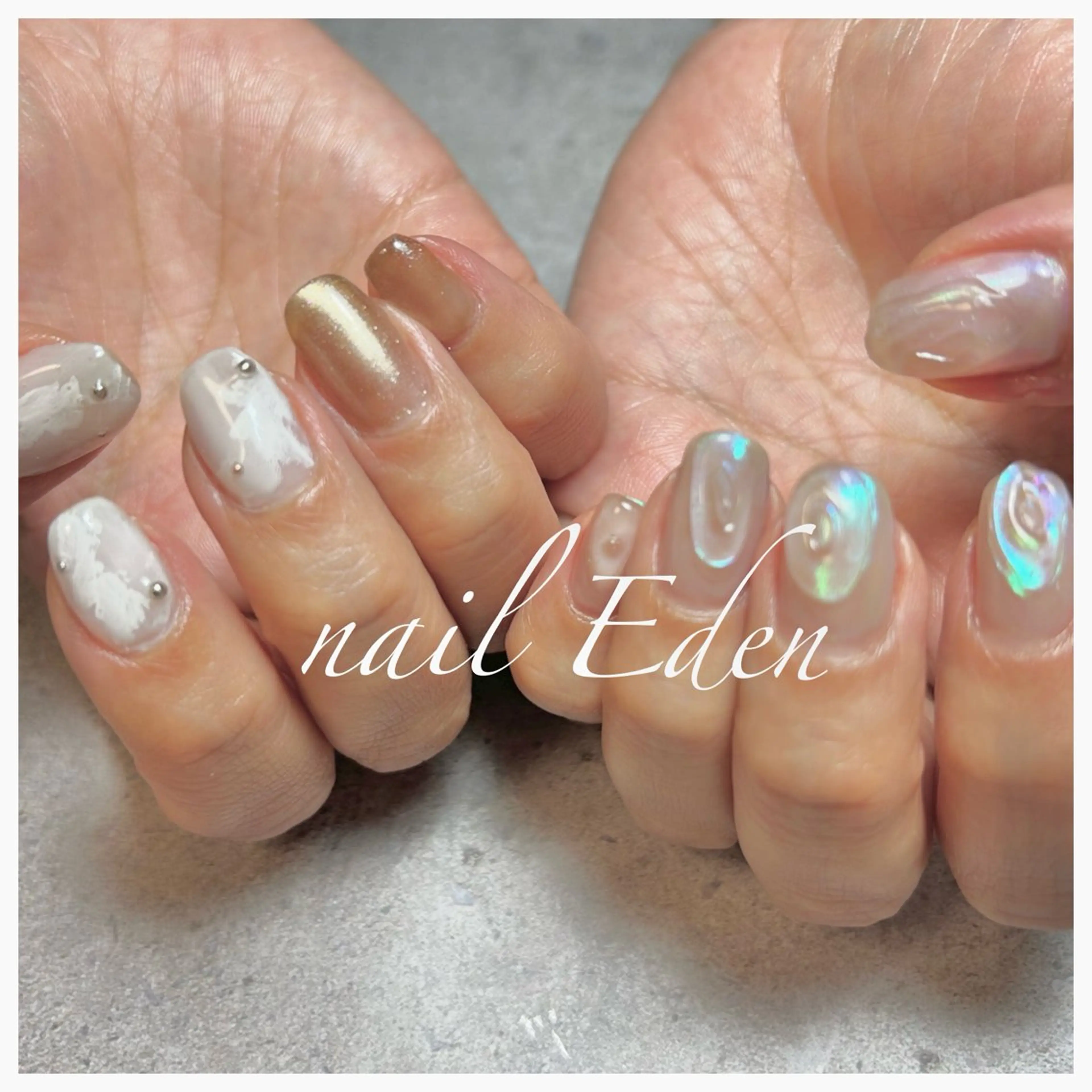 ネイル 持ち込み Eden ♾️のネイルデザイン