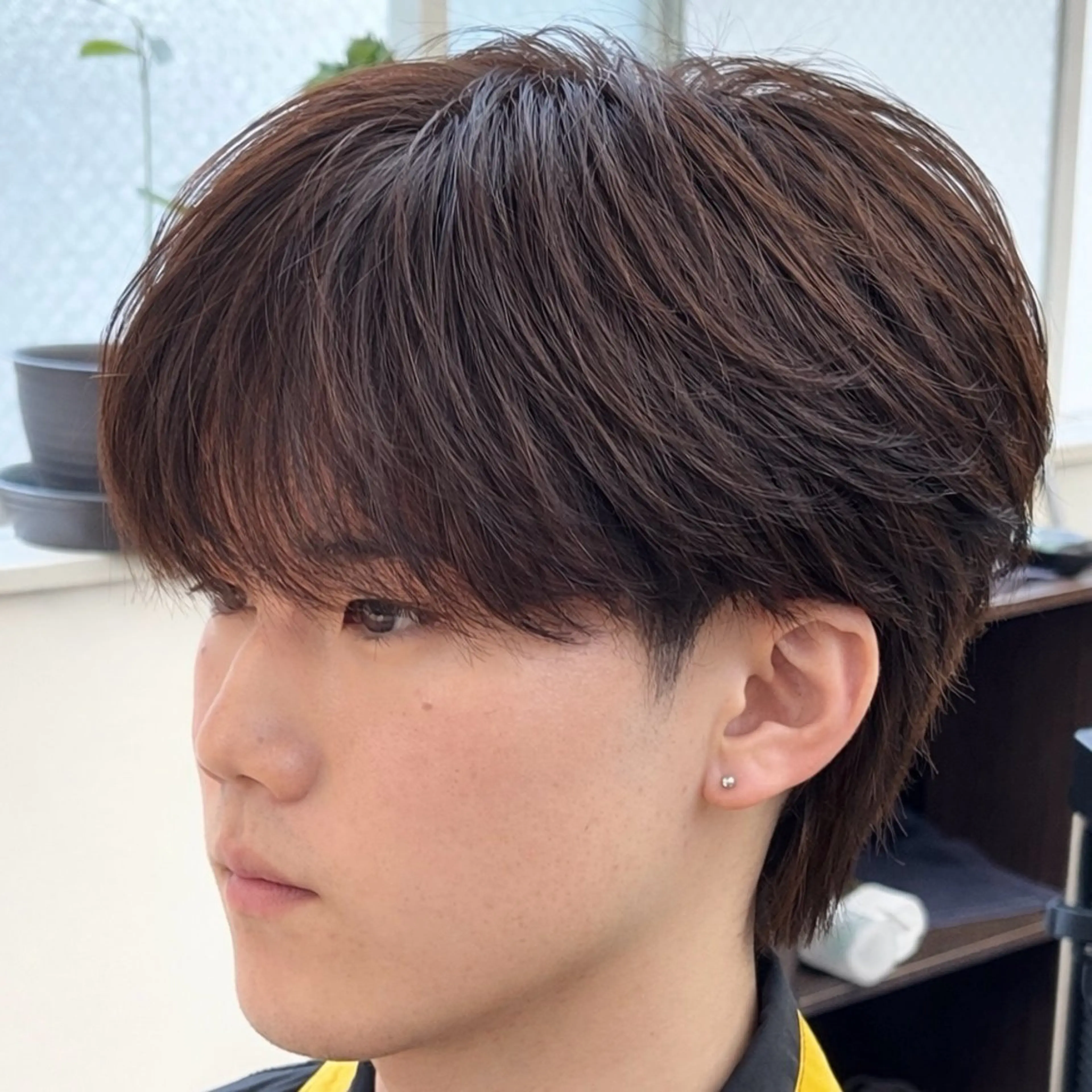 カラー メンズ メンズブリーチ メンズ韓国風 マッシュ シースルーマッシュ ブリーチ カット ヘアカラー 男の理想を叶える🔥 メンズパーマ特化|関のヘアスタイル