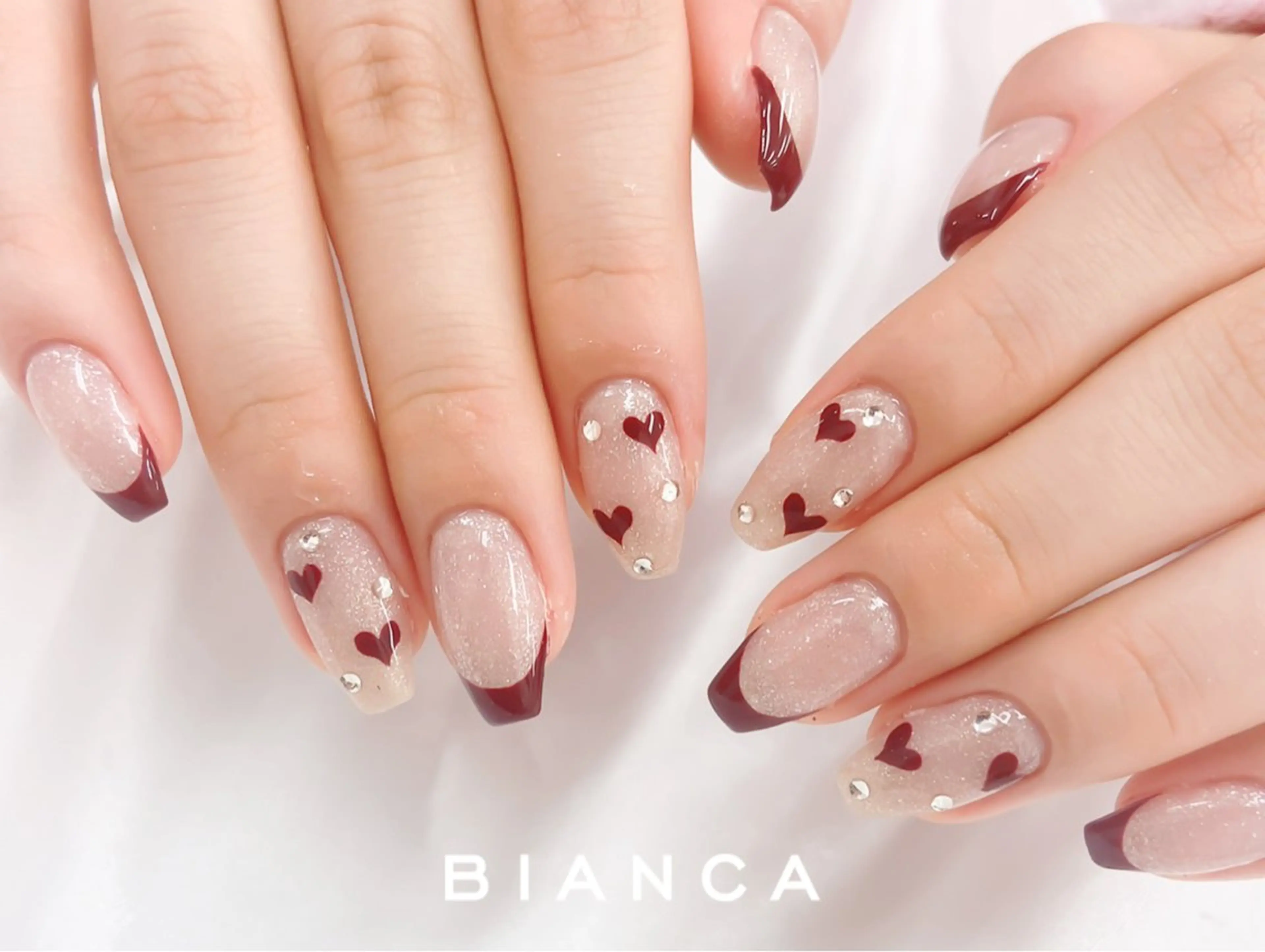 ネイル ハンドネイル Silk by Bianca*森澤のネイルデザイン