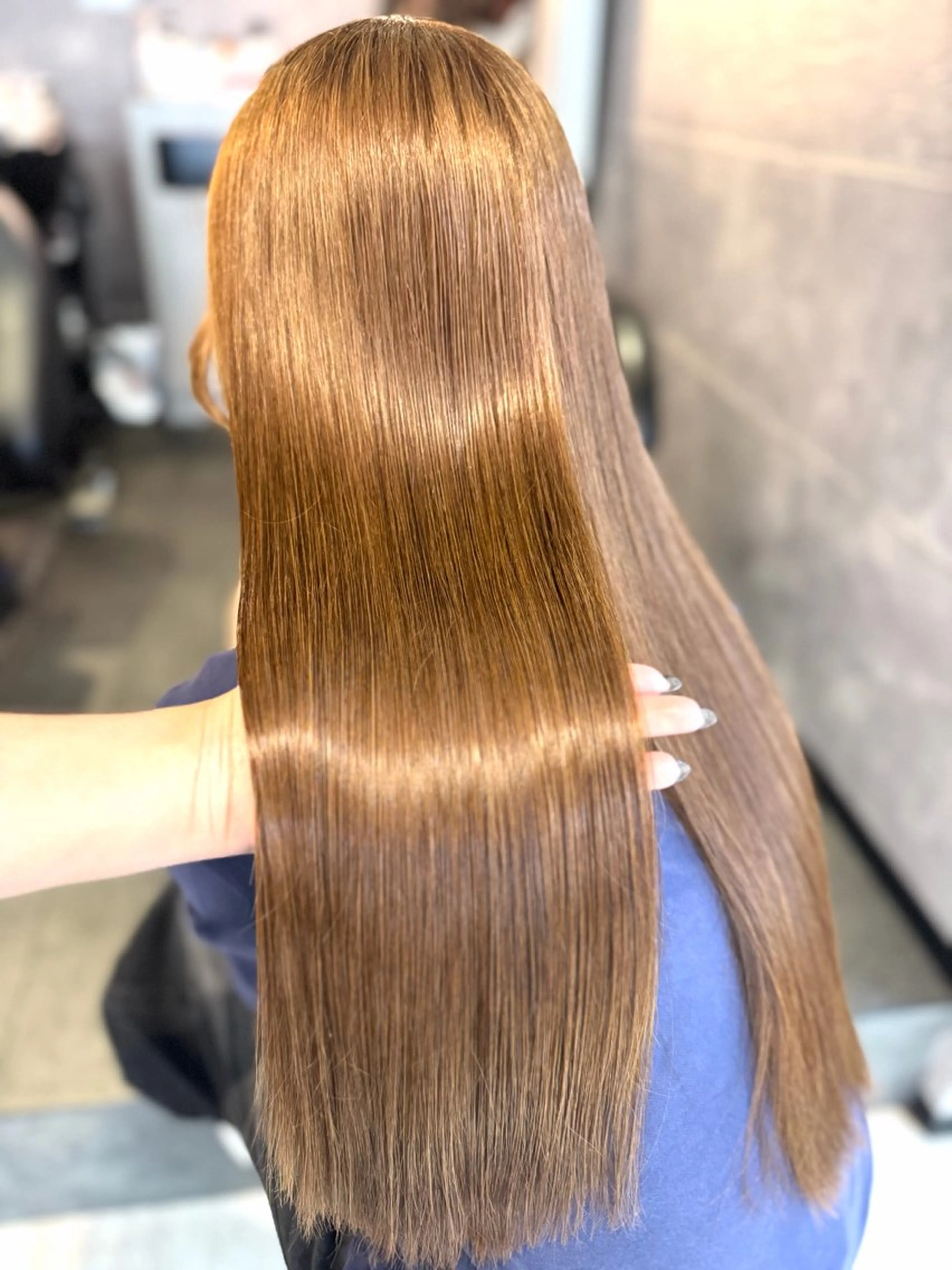 ロング カラー カット ヘアカラー 🩶鈴木茉奈🩶艶髪 /透明感/暖色カラーのヘアスタイル