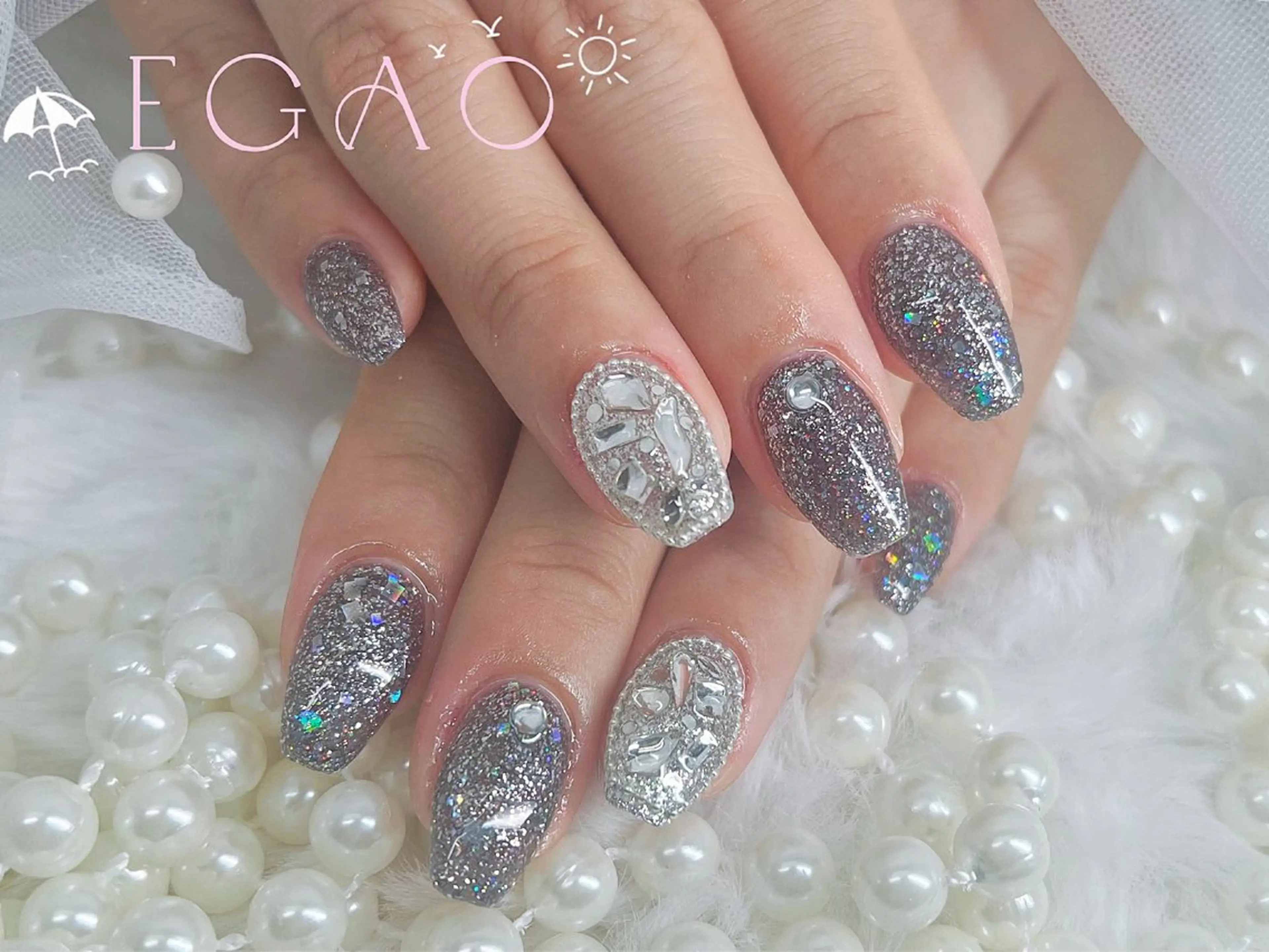 ネイル アートネイル フットネイル フレンチネイル ジェルネイル グラデーション Egao Nail錦糸町店のネイルデザイン