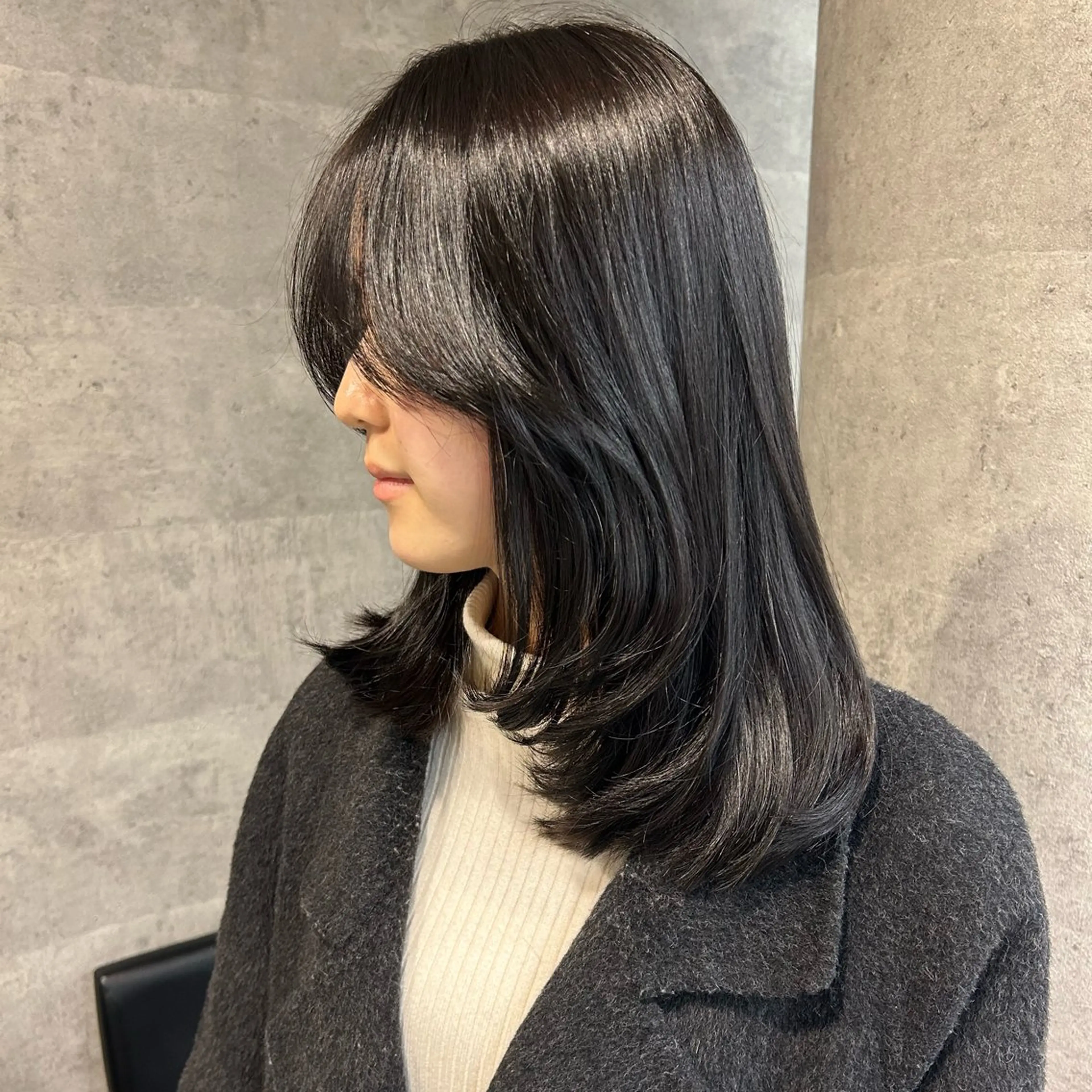 ミディアム カラー カット ヘアカラー トリートメント 外国人風ヘア/ 髪質改善/ayacaのヘアスタイル