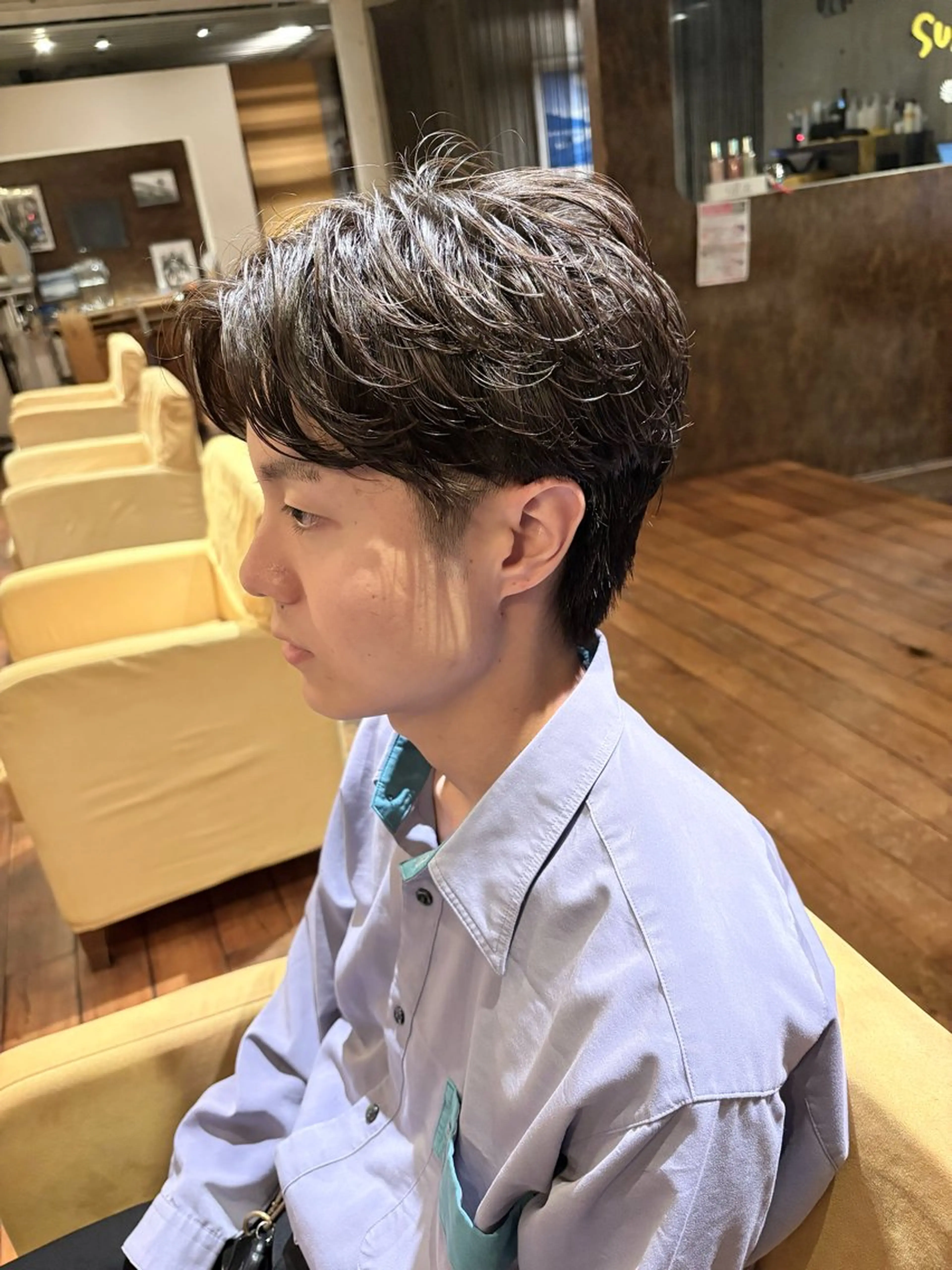 (ミニモ限定)メンズパーマ/シャドウパーマ、フェザーパーマの写真