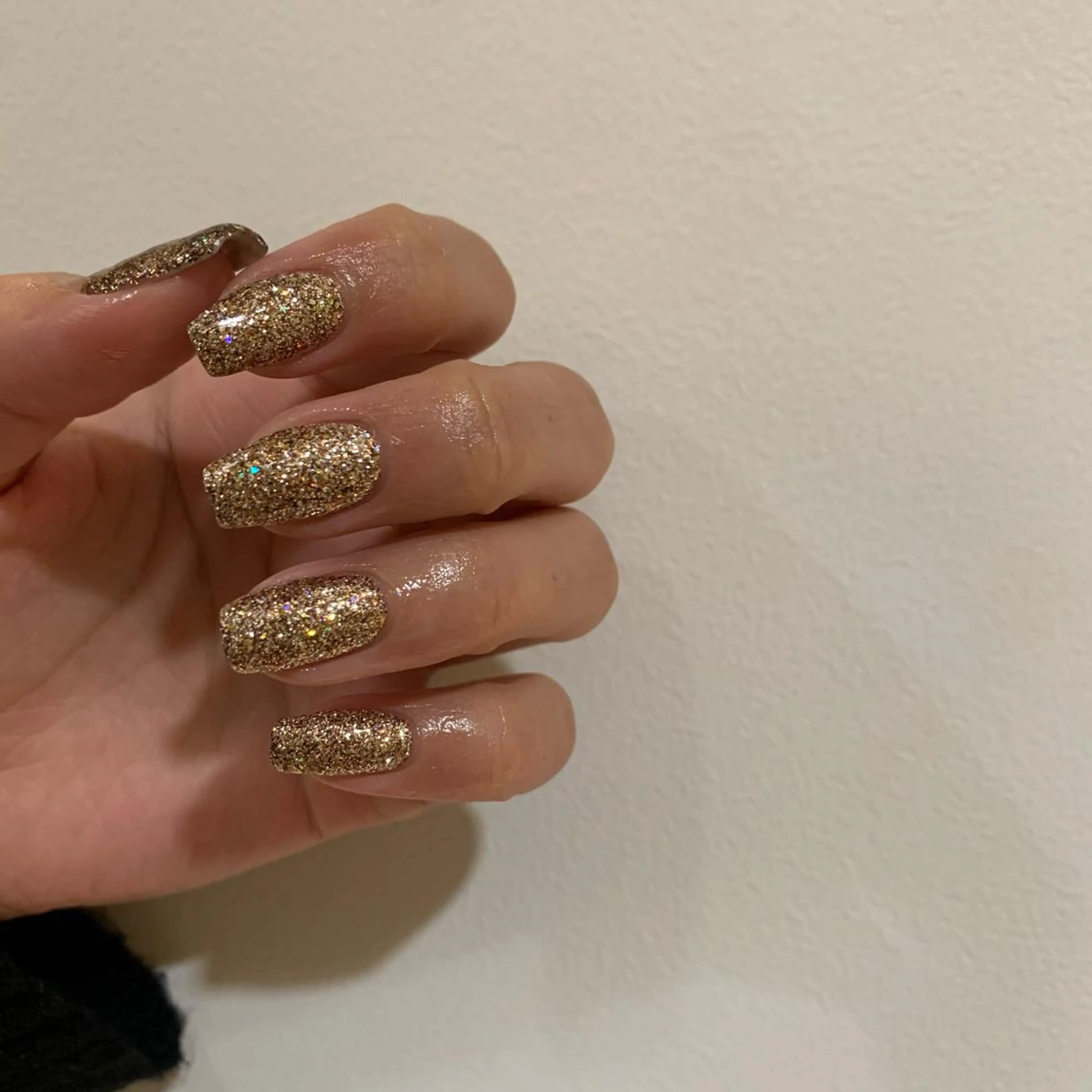 ネイル ブラウン ラメ(グリッター) 佐藤 穂乃香のネイルデザイン