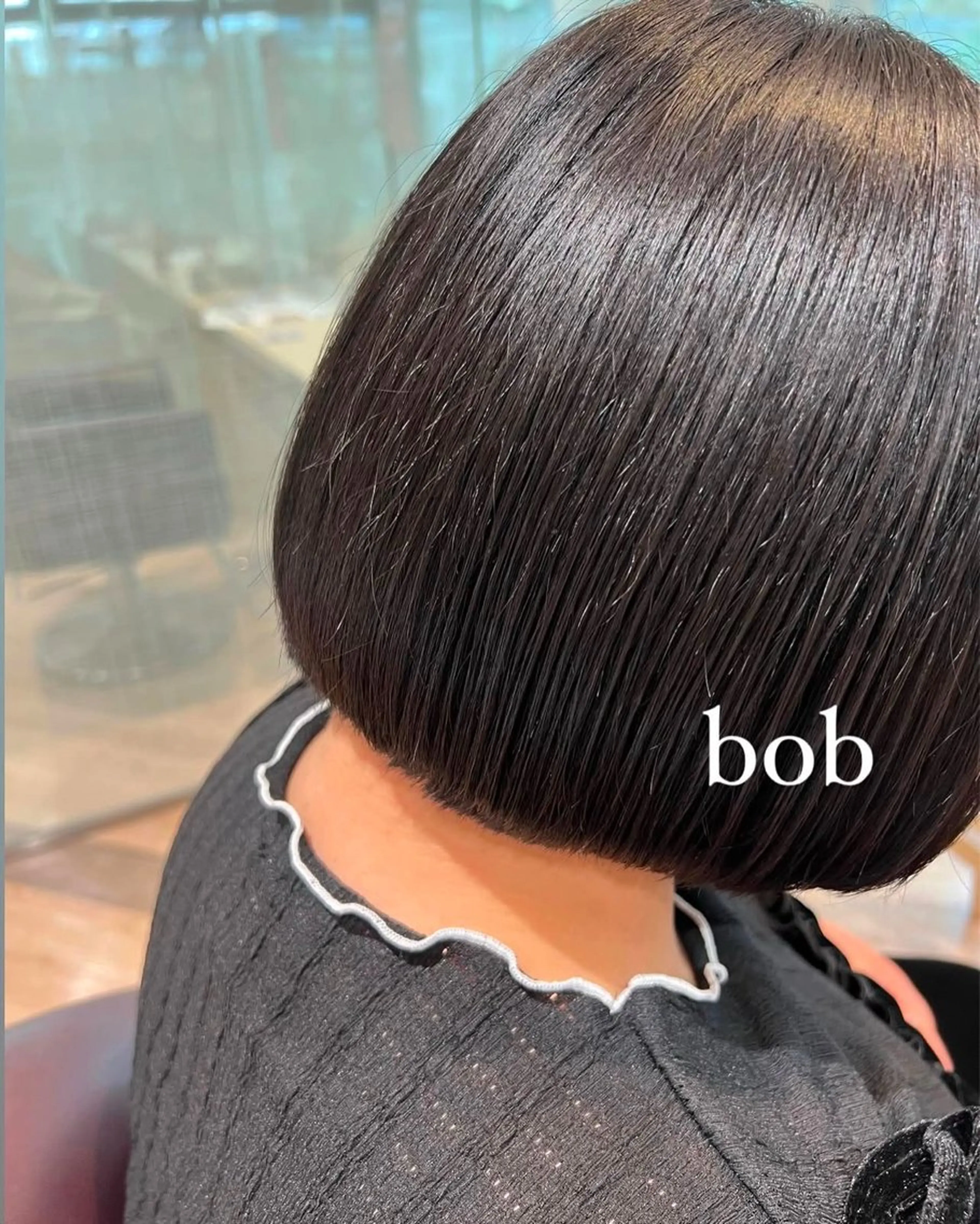 ショート ボブ 加納千華 /ボブ/ぱつっとボブのヘアスタイル