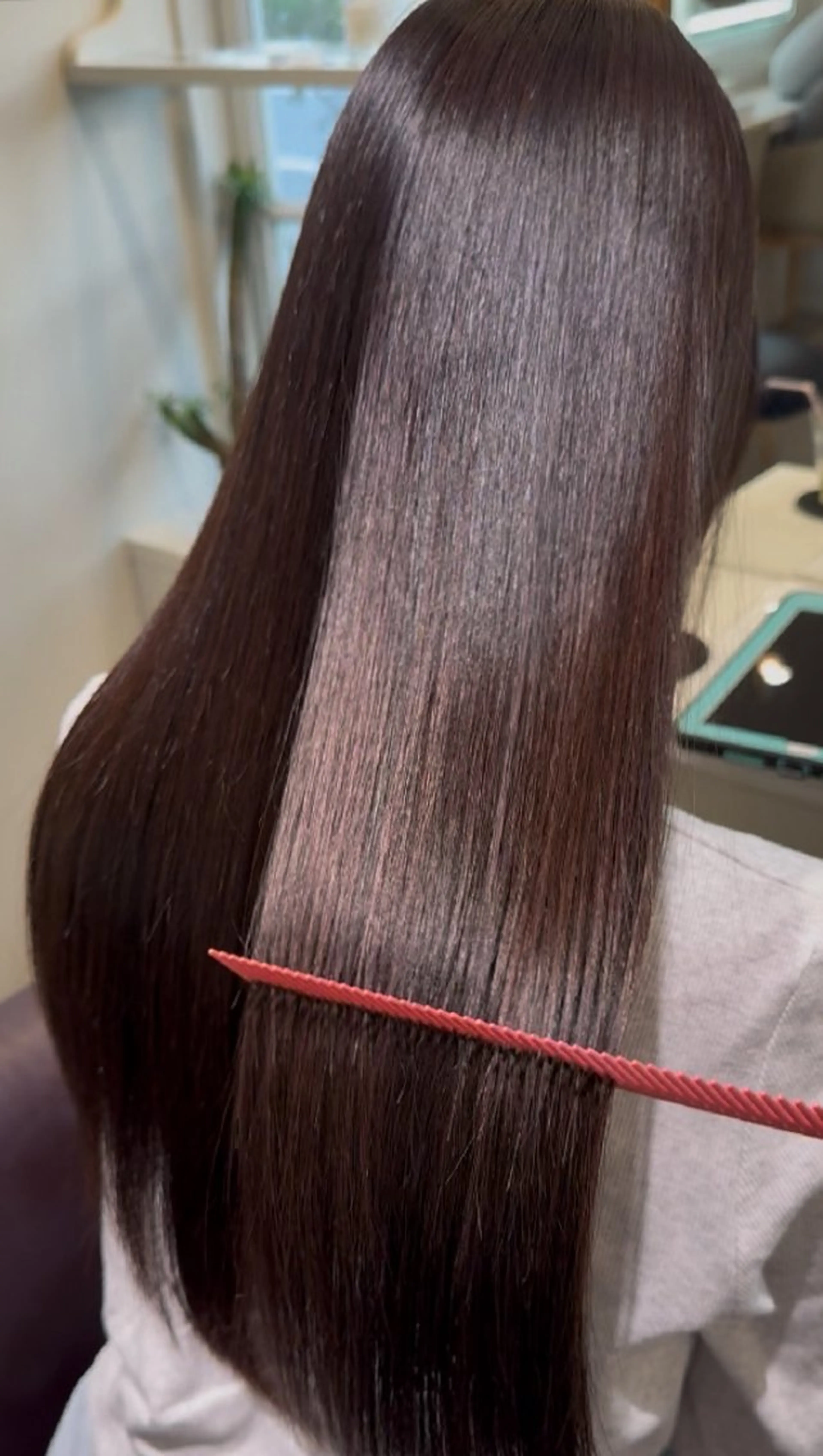 ロング 縮毛矯正 AGREE たくみのヘアスタイル