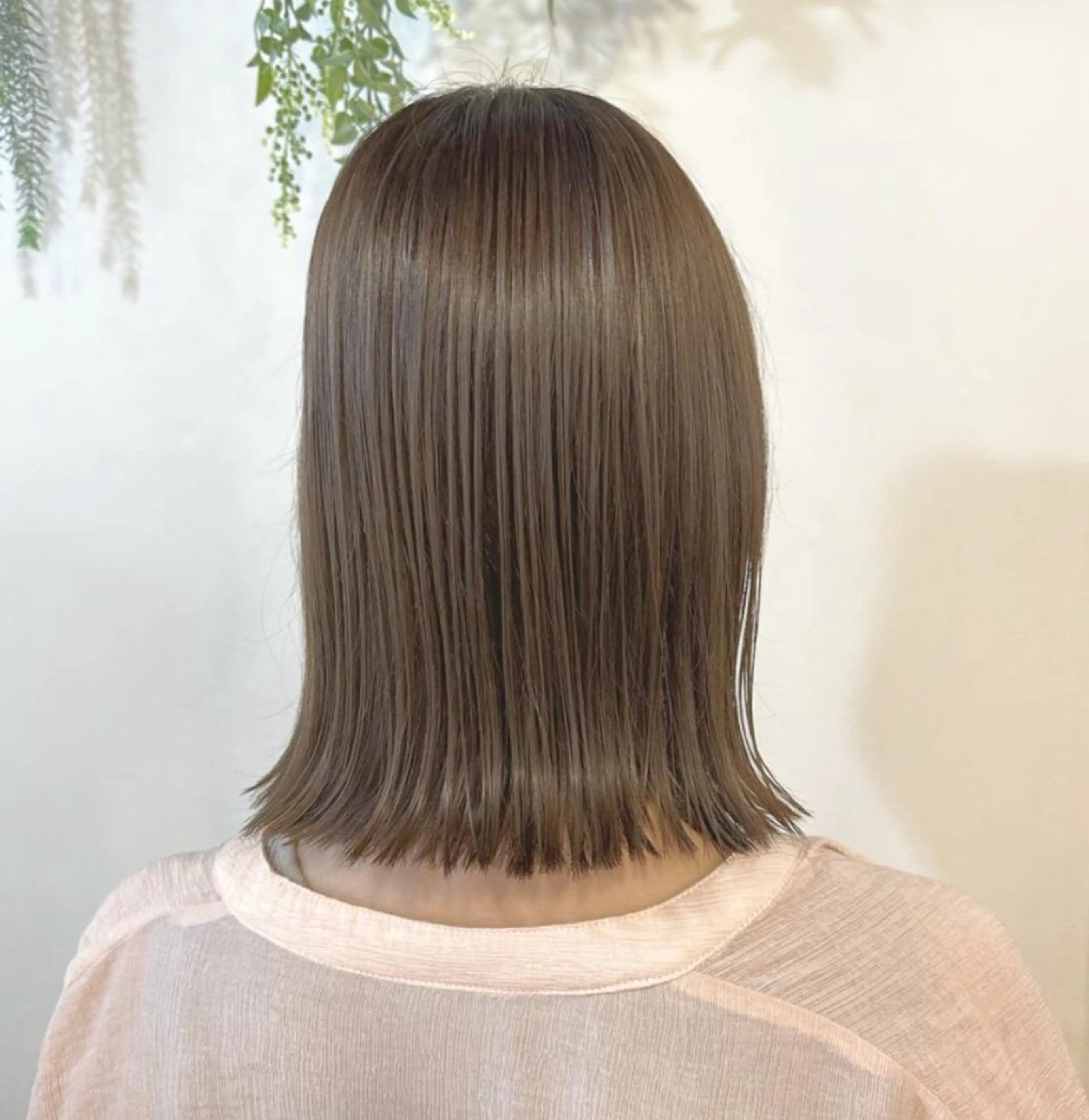 カラー ベージュカラー ブリーチ ダブルカラー ブリーチなしカラー オリーブベージュ ヘアカラー Sherry/R 三川町　木村祐里奈のヘアスタイル