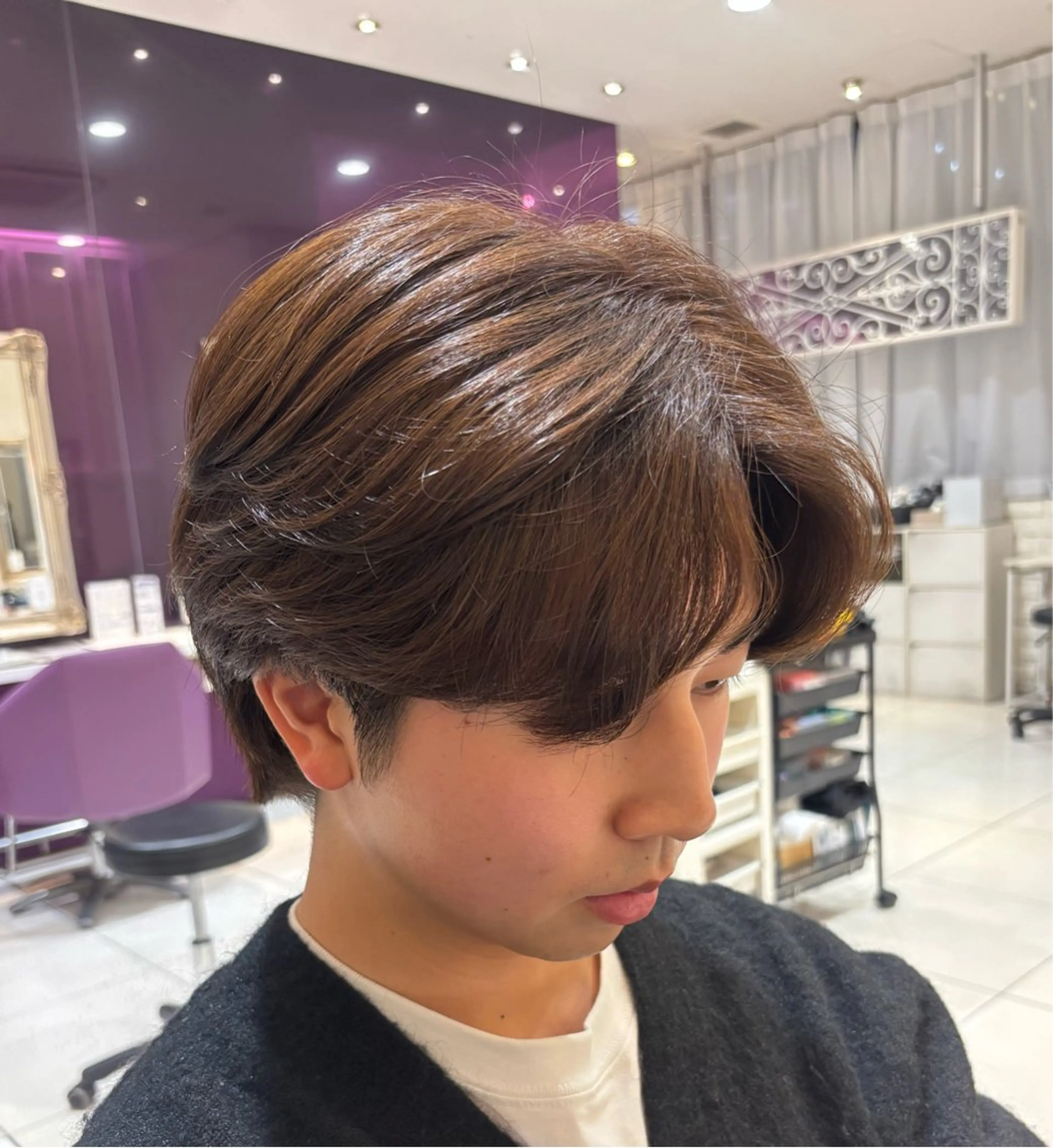 カラー メンズ 河合 澪のヘアスタイル