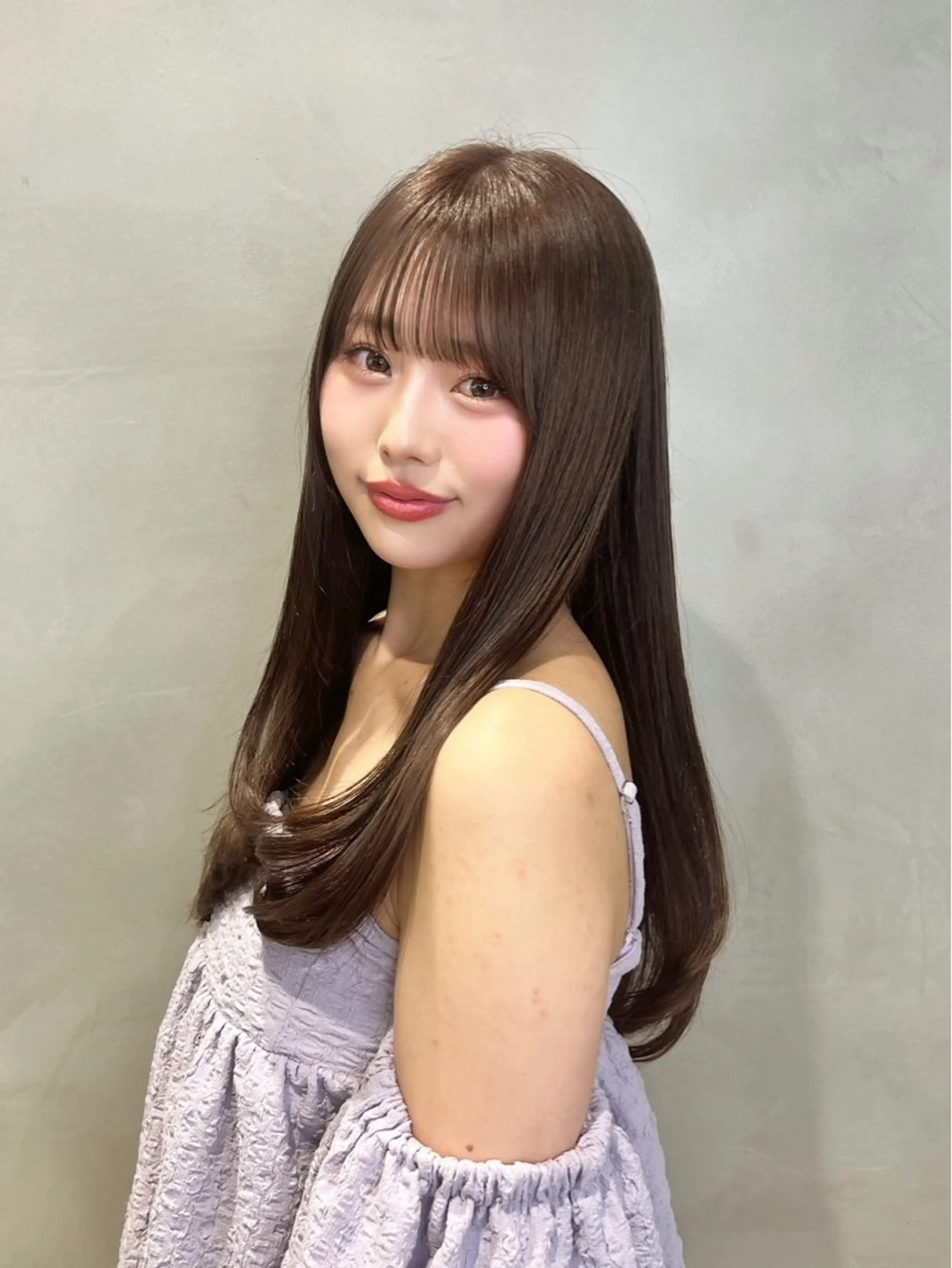 ロング カラー ヘアアレンジ 縮毛矯正 カット ヘアカラー 縮毛矯正 トリートメント ヘアセット 大宮‎縮毛矯正🩵 レイヤー　佐藤和のヘアスタイル