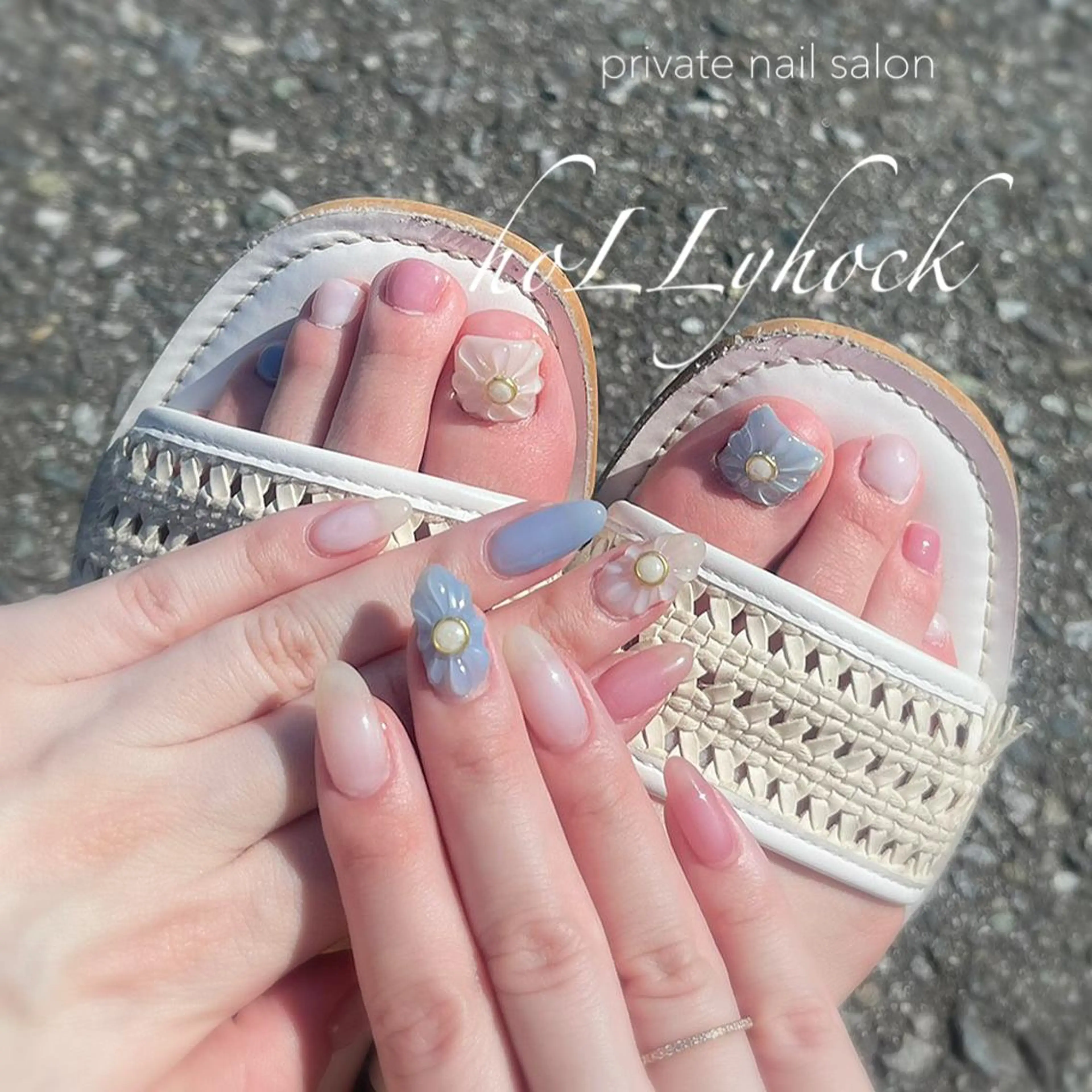 ネイル nail salon hoLLyhockのネイルデザイン