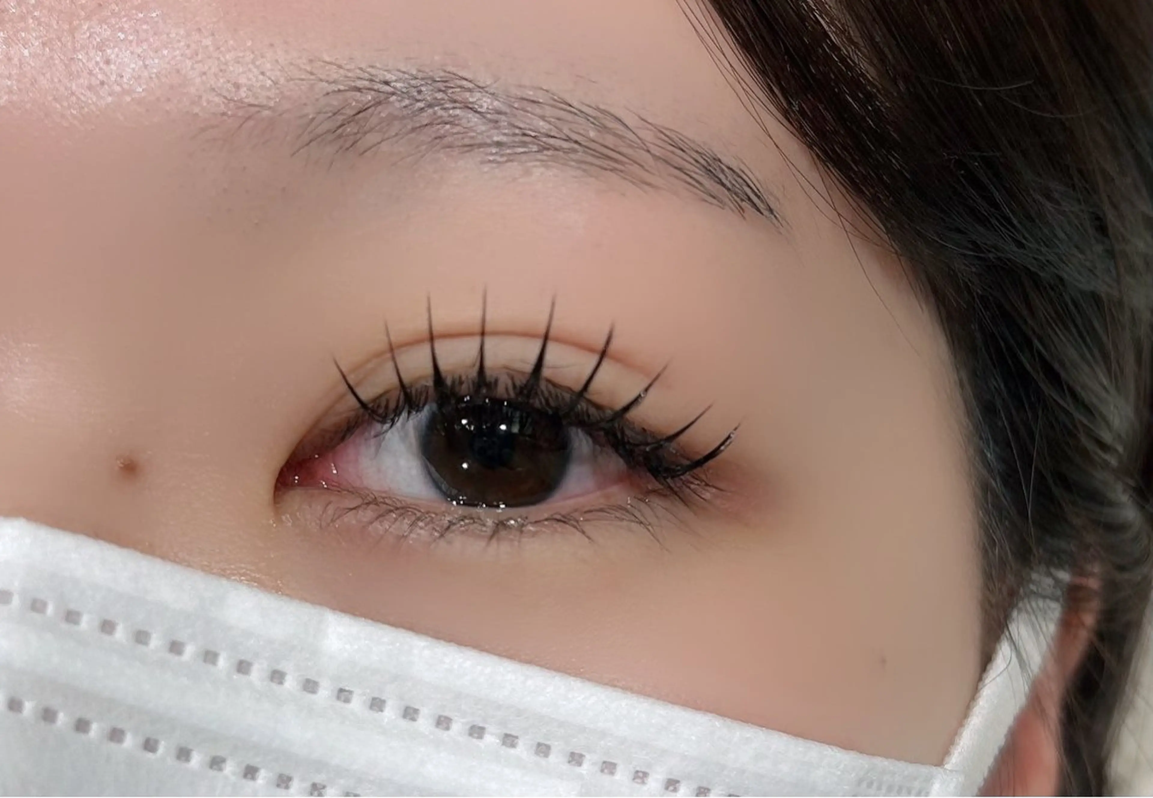 マツエク・マツパ Lカール MAQUM𖤐 Satsumiのマツエク・マツパデザイン