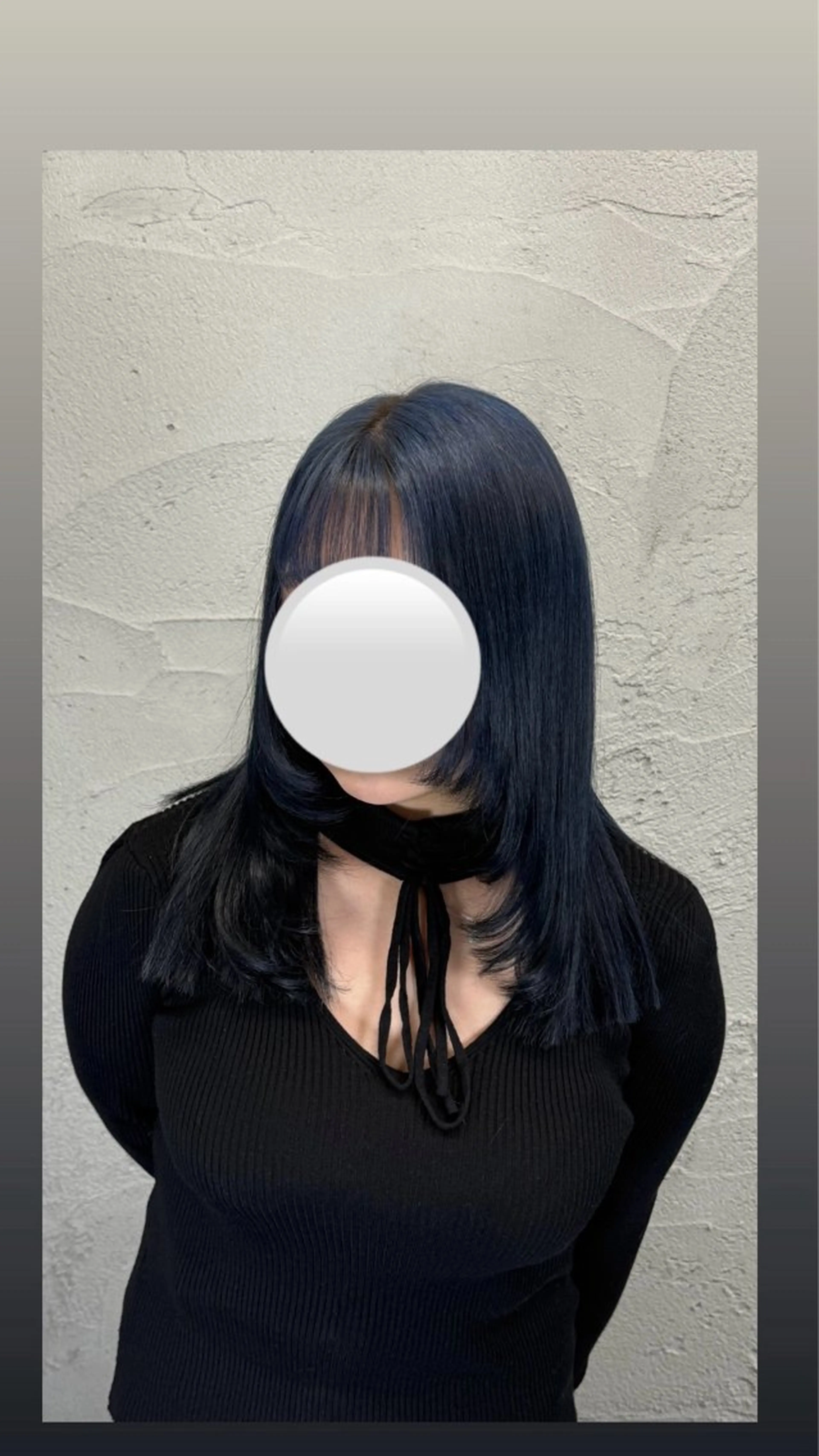 ロング レイヤーカット カット ヘアカラー トリートメント (柏)美髪矯正 髪質改善特化だいちのヘアスタイル