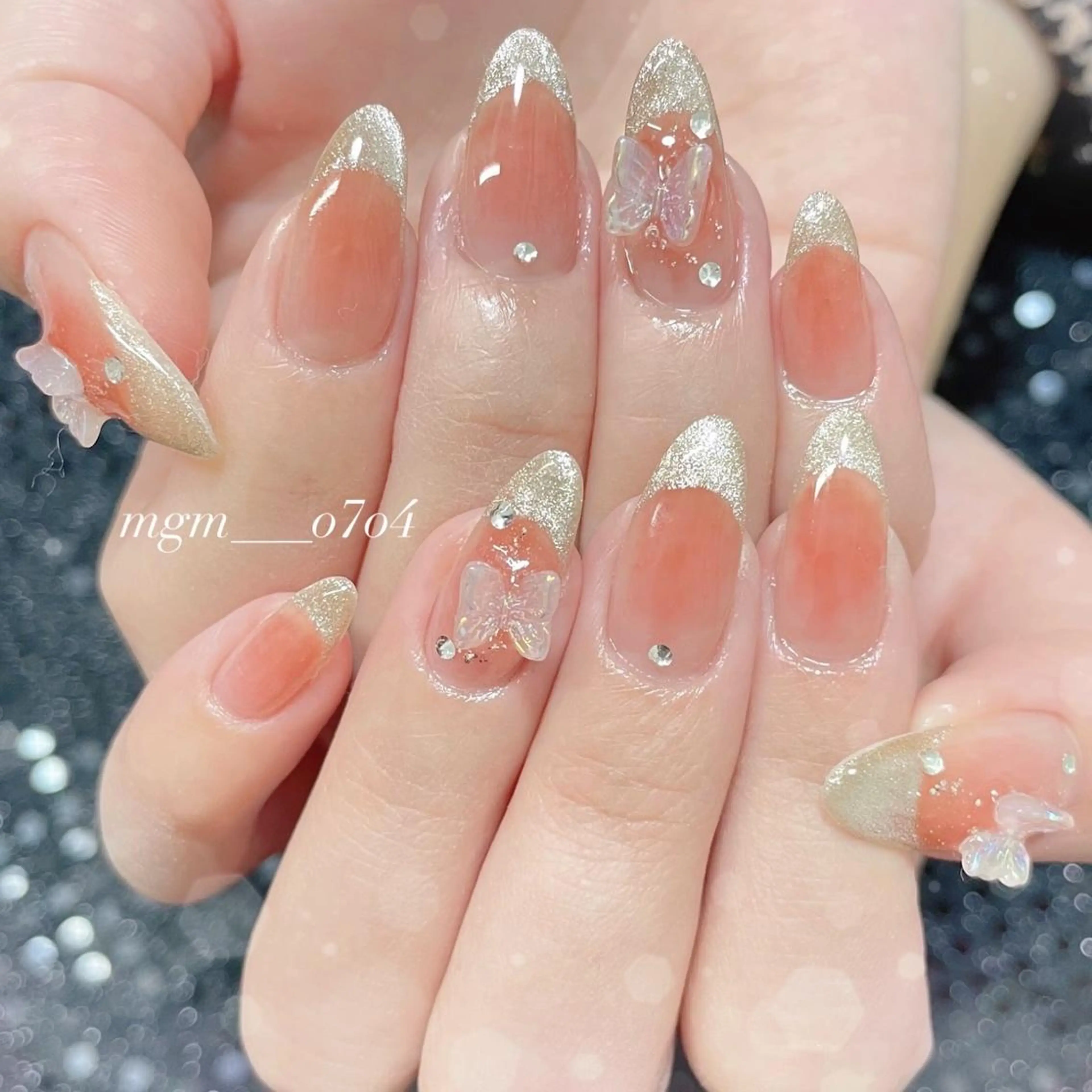 ネイル ハンドネイル ハンドケア MoON...❤︎ MeGuのネイルデザイン