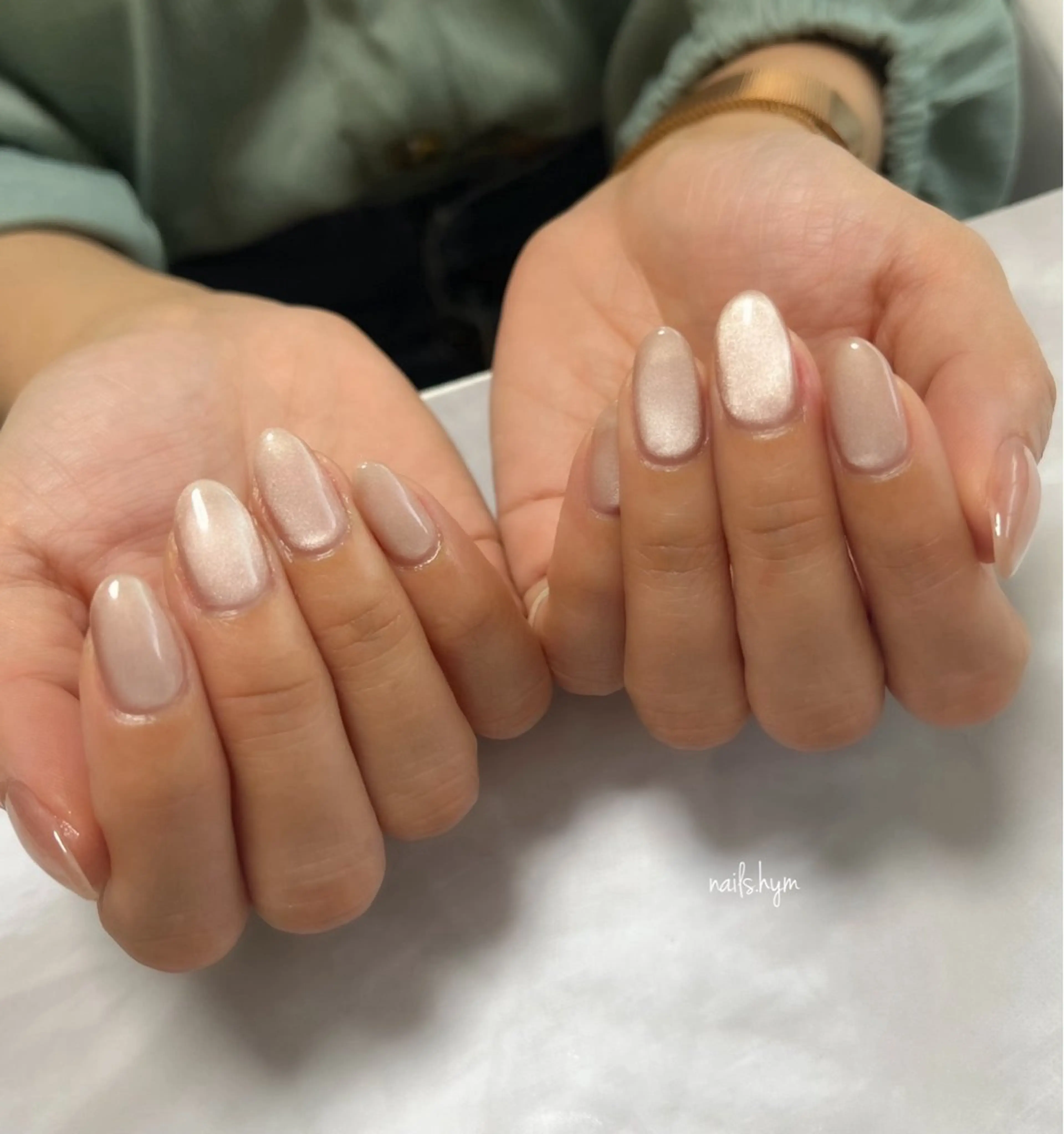 ネイル マグネットネイル マグネットワンカラー ワンカラーネイル nails. hymのネイルデザイン