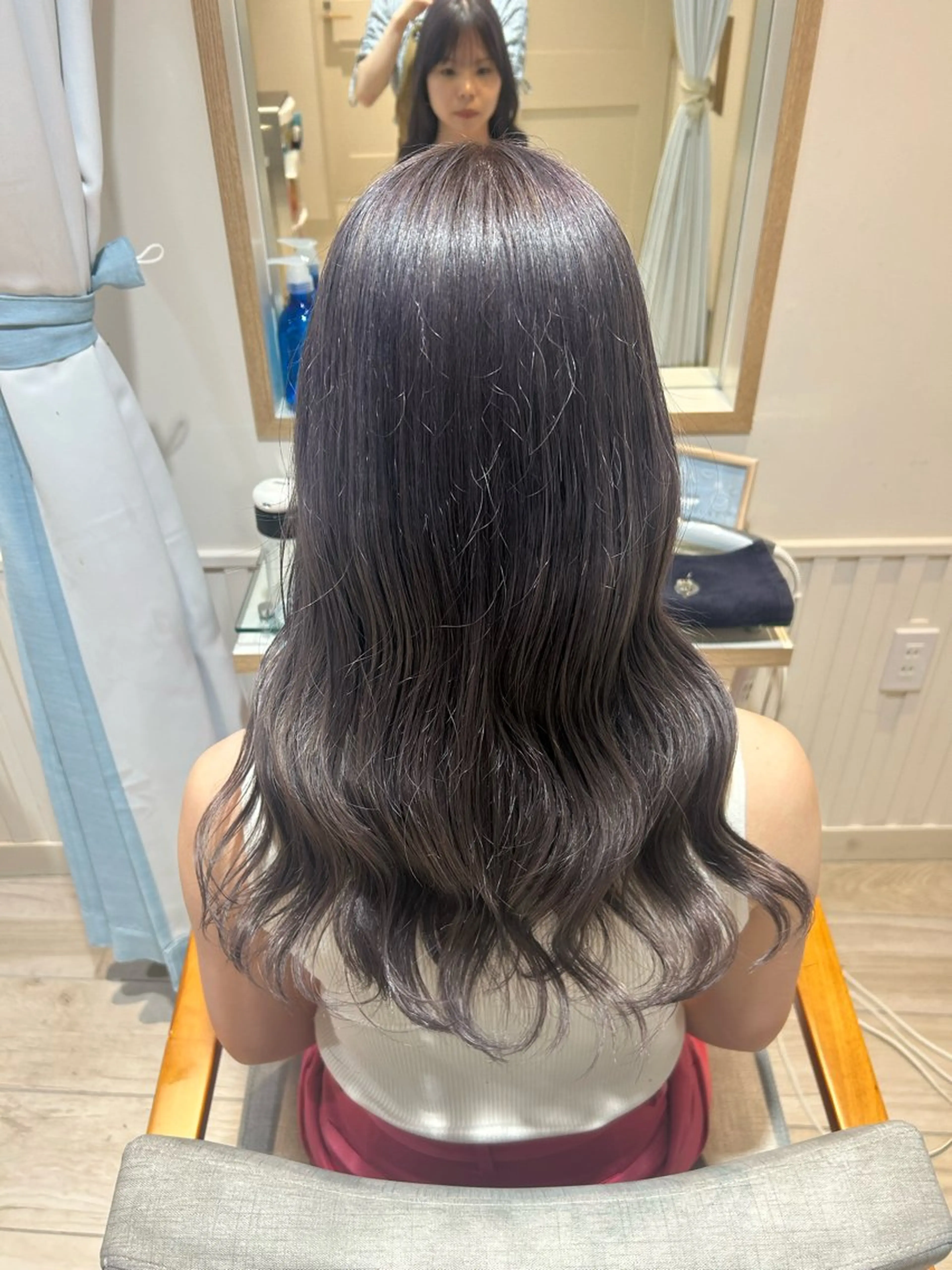 セミロング 大川 夏実のヘアスタイル