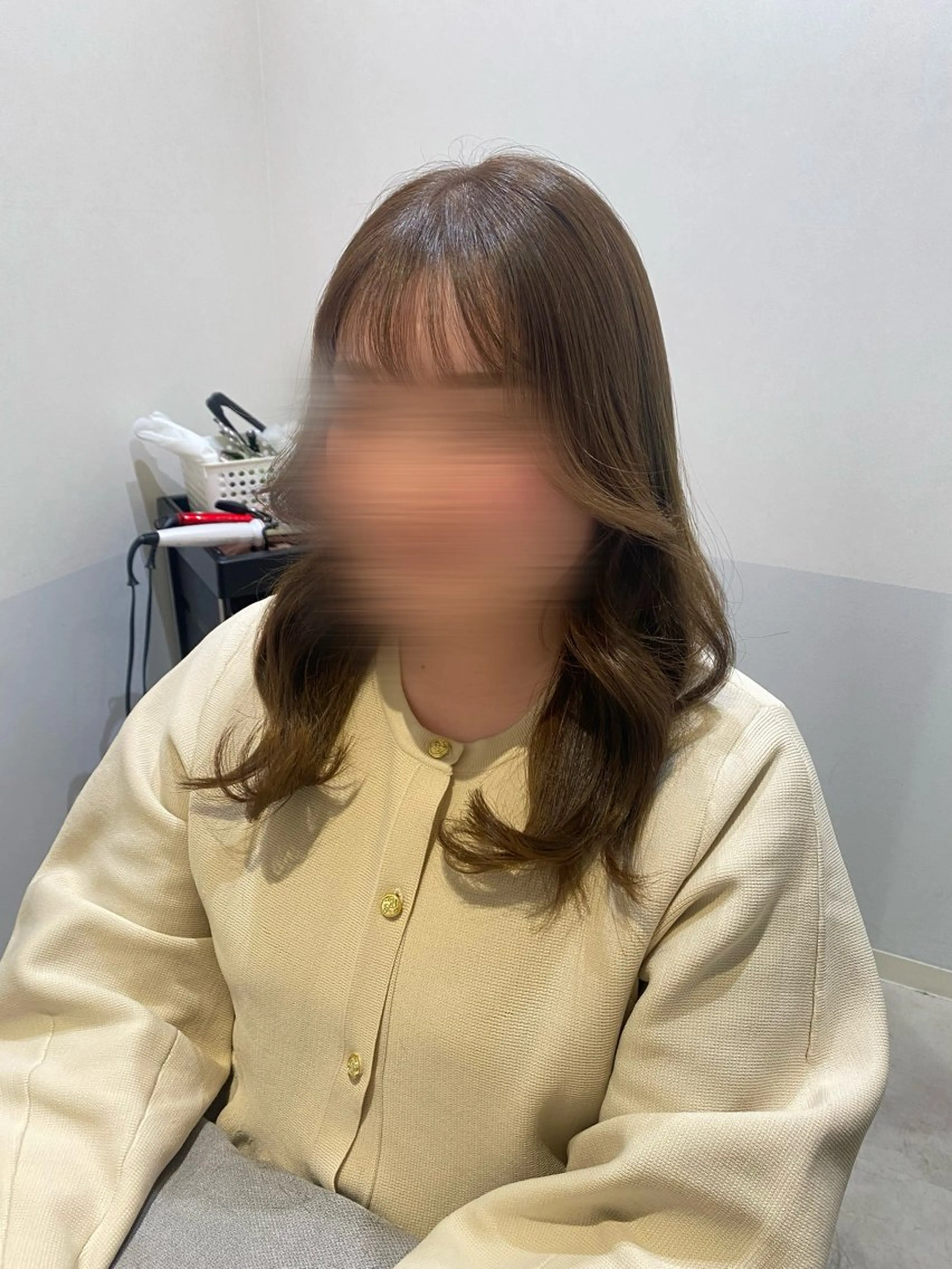 ロング カラー ベージュカラー レイヤーカット 韓国ヘア・カラー 🩵SHIZUKUのヘアスタイル