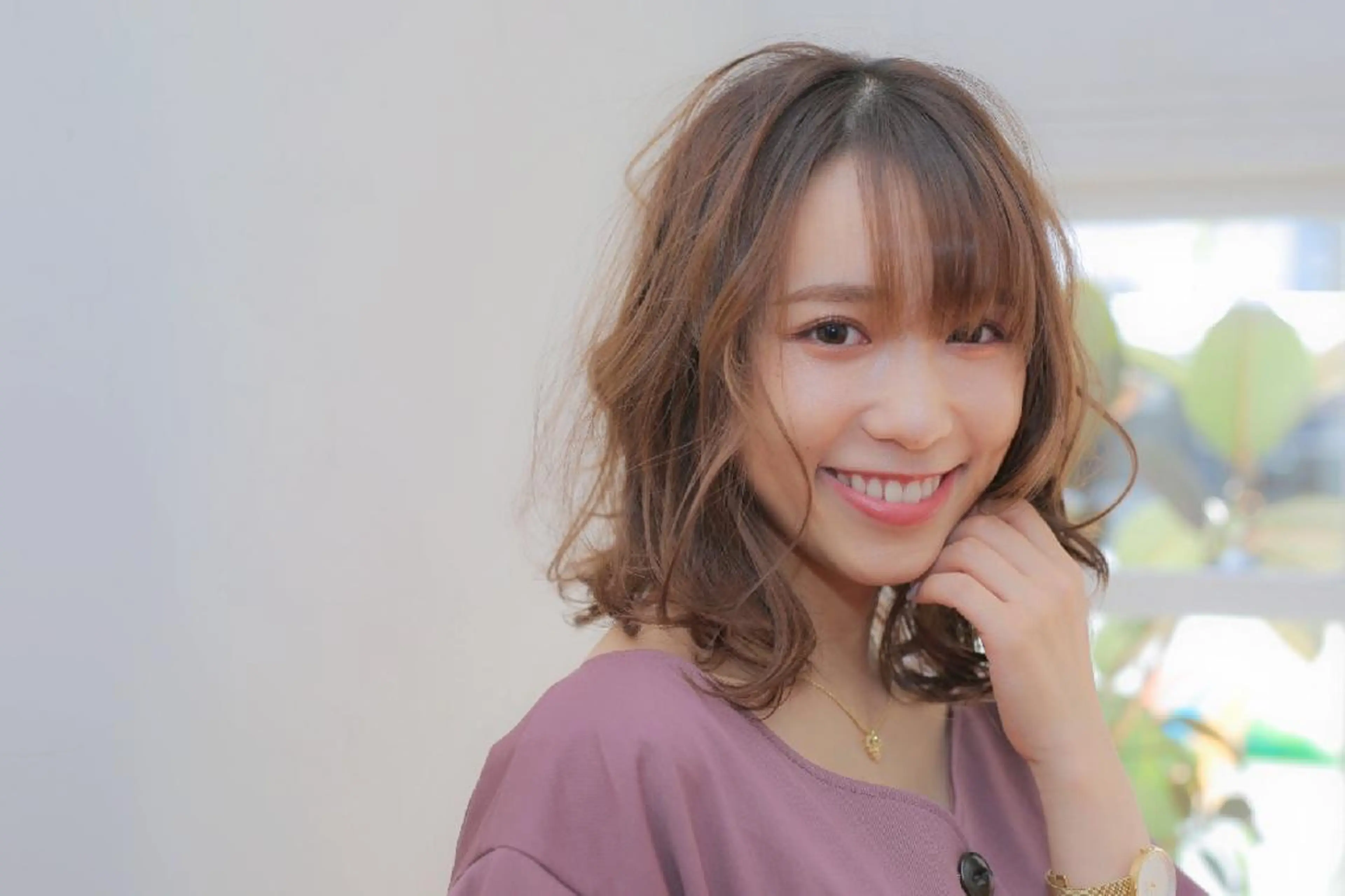 セミロング カラー カット ヘアカラー トリートメント Culumi クルミ 松井照雄/梅田茶屋町のヘアスタイル