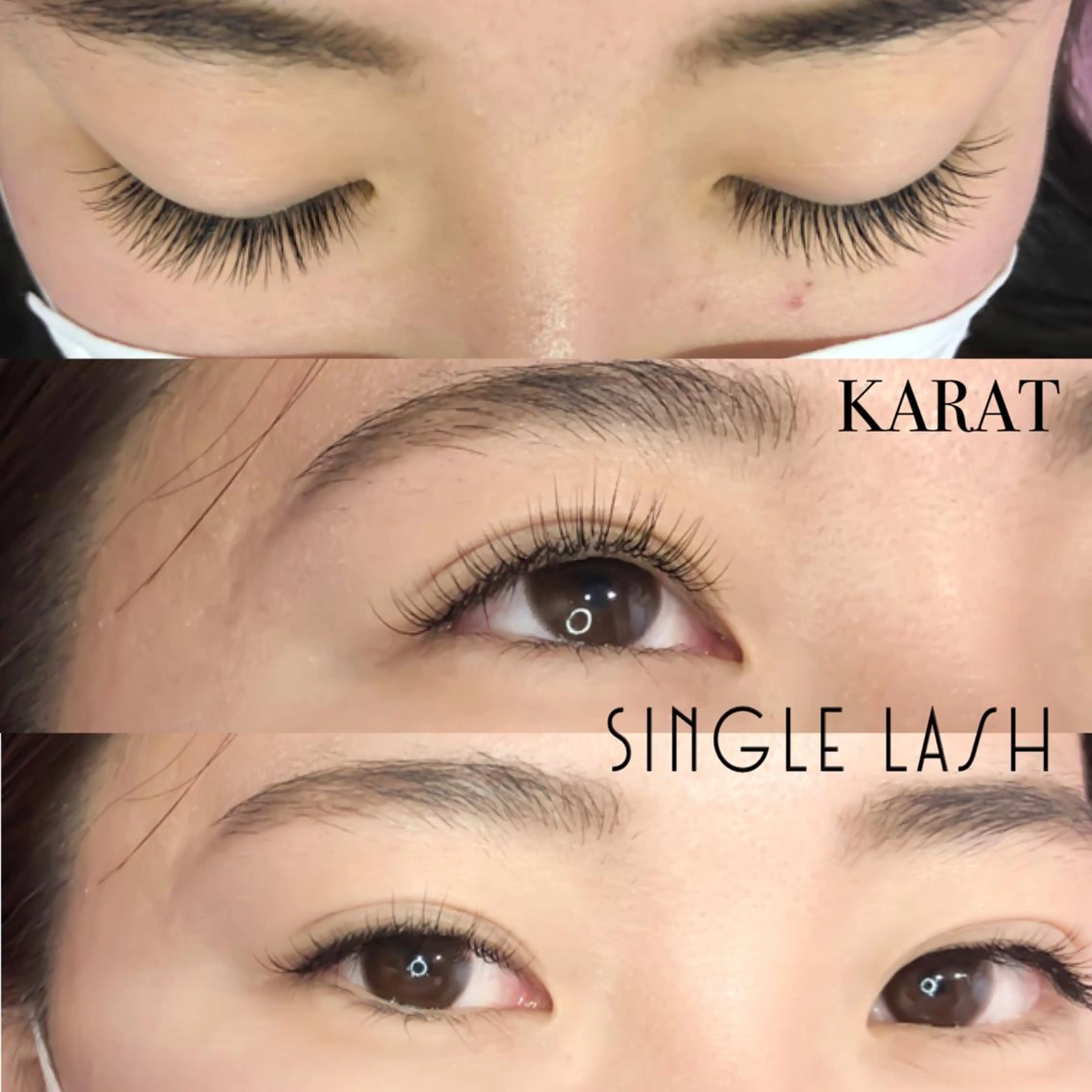 マツエク・マツパ ★KAEDE★伊勢崎 【KARAT】のマツエク・マツパデザイン