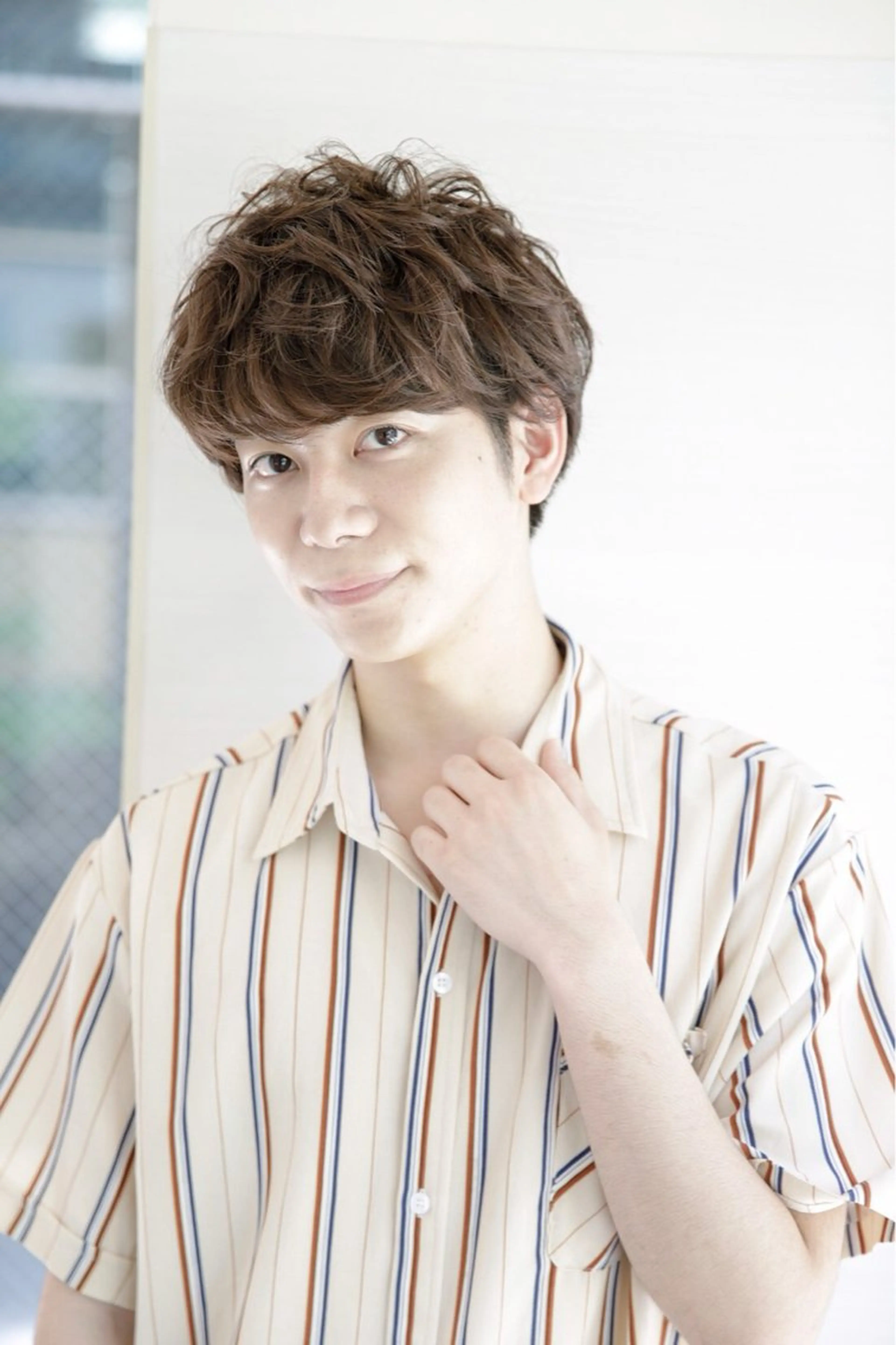 ショート パーマ ヘアアレンジ メンズ 似合わせカット 銀座/アライ カズヤのヘアスタイル