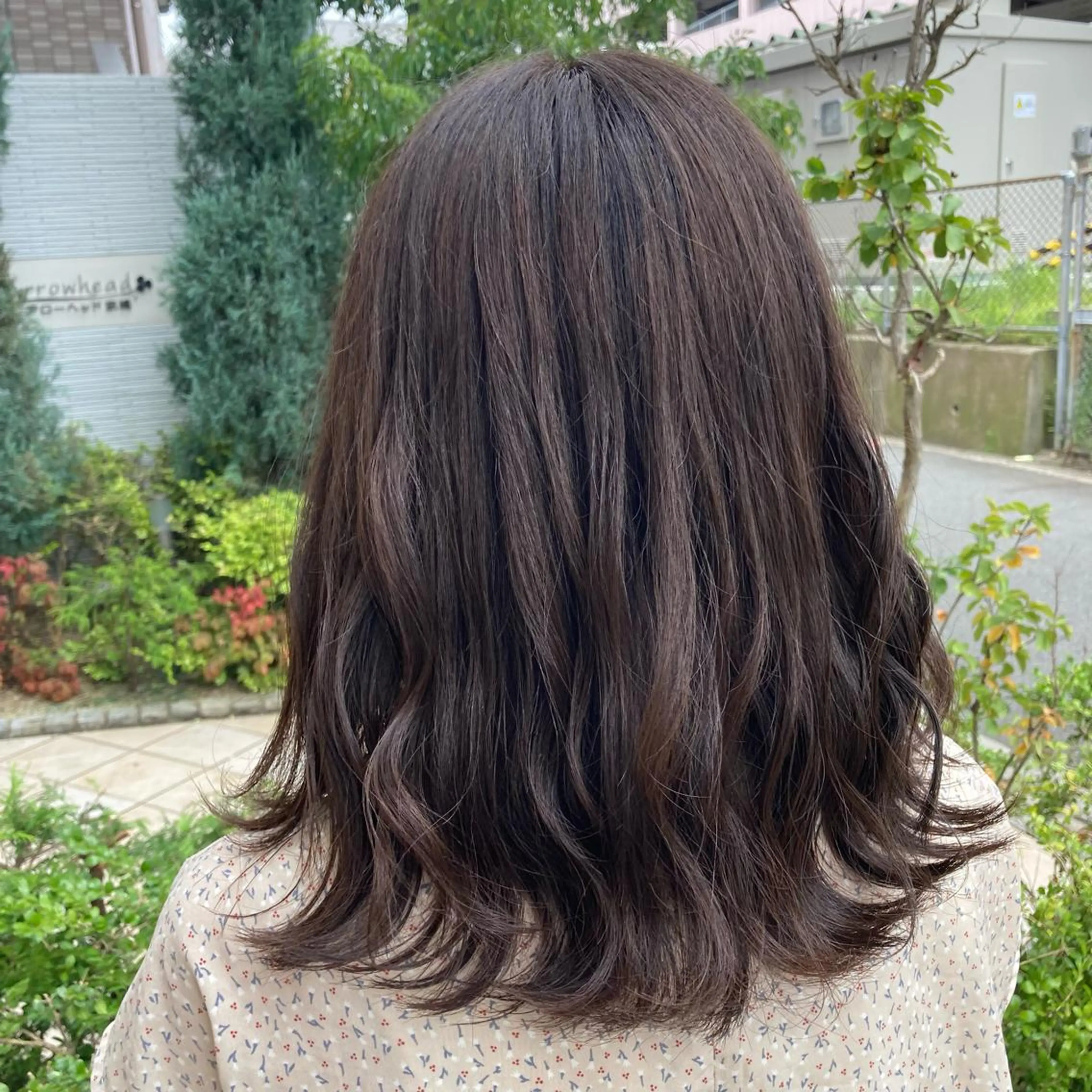 セミロング カラー カット ヘアカラー 💎髪質改善💎 西森千夏のヘアスタイル