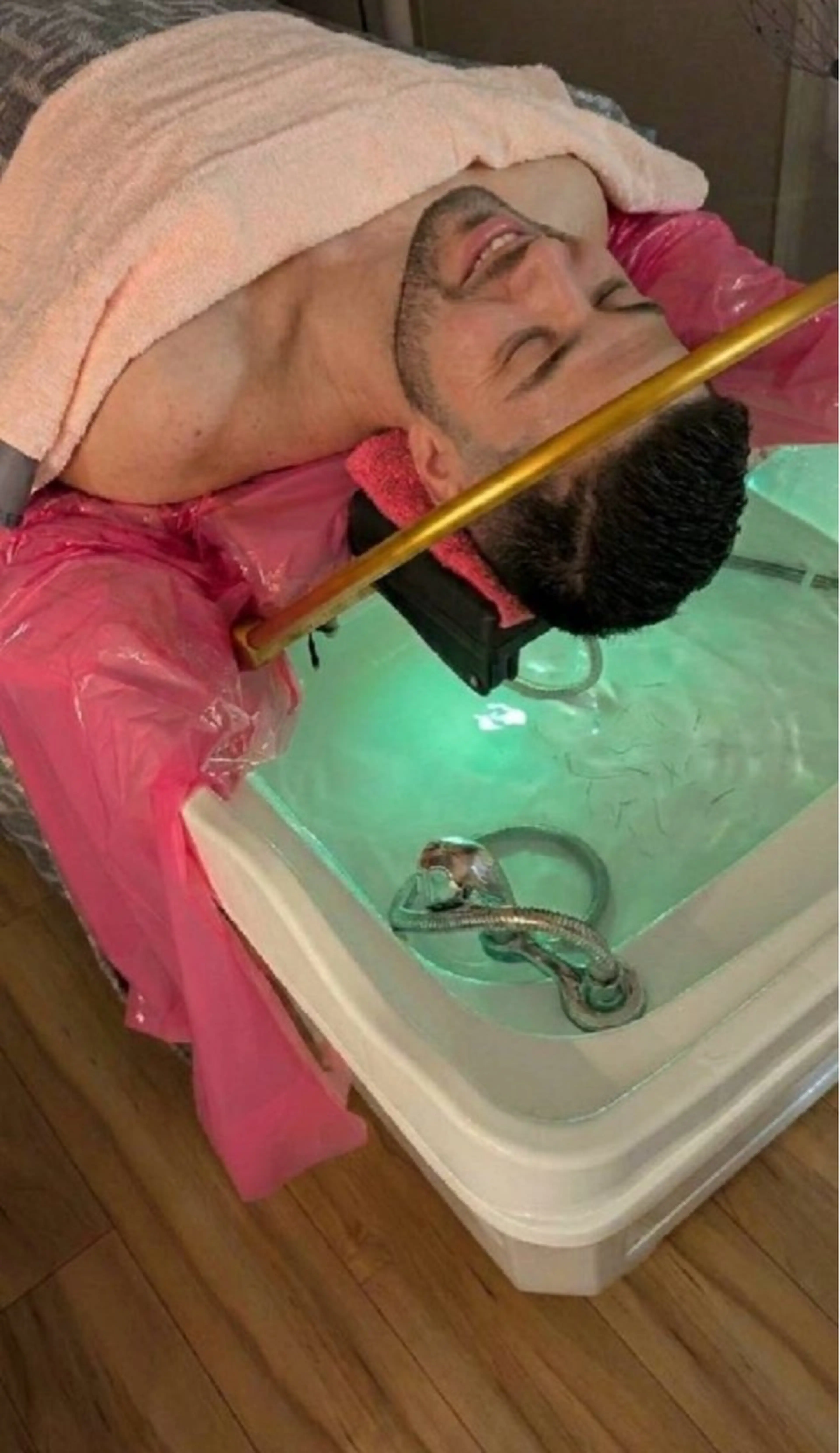 【寝落ち確定】男の脳疲労リセット｜頭浸浴ヘッドスパ75分の写真