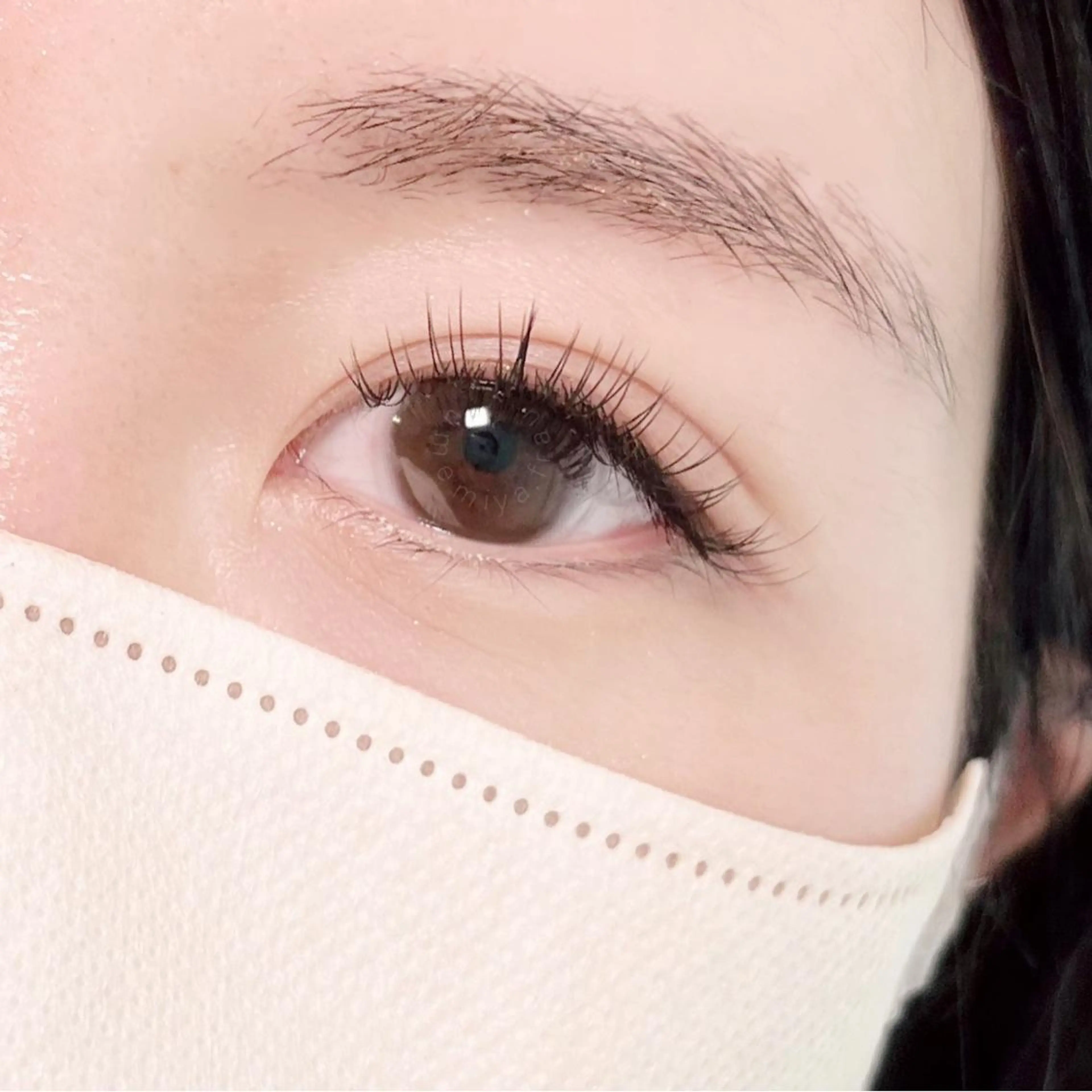 マツエク・マツパ フラットラッシュ マツエク Frau 梅宮のマツエク・マツパデザイン