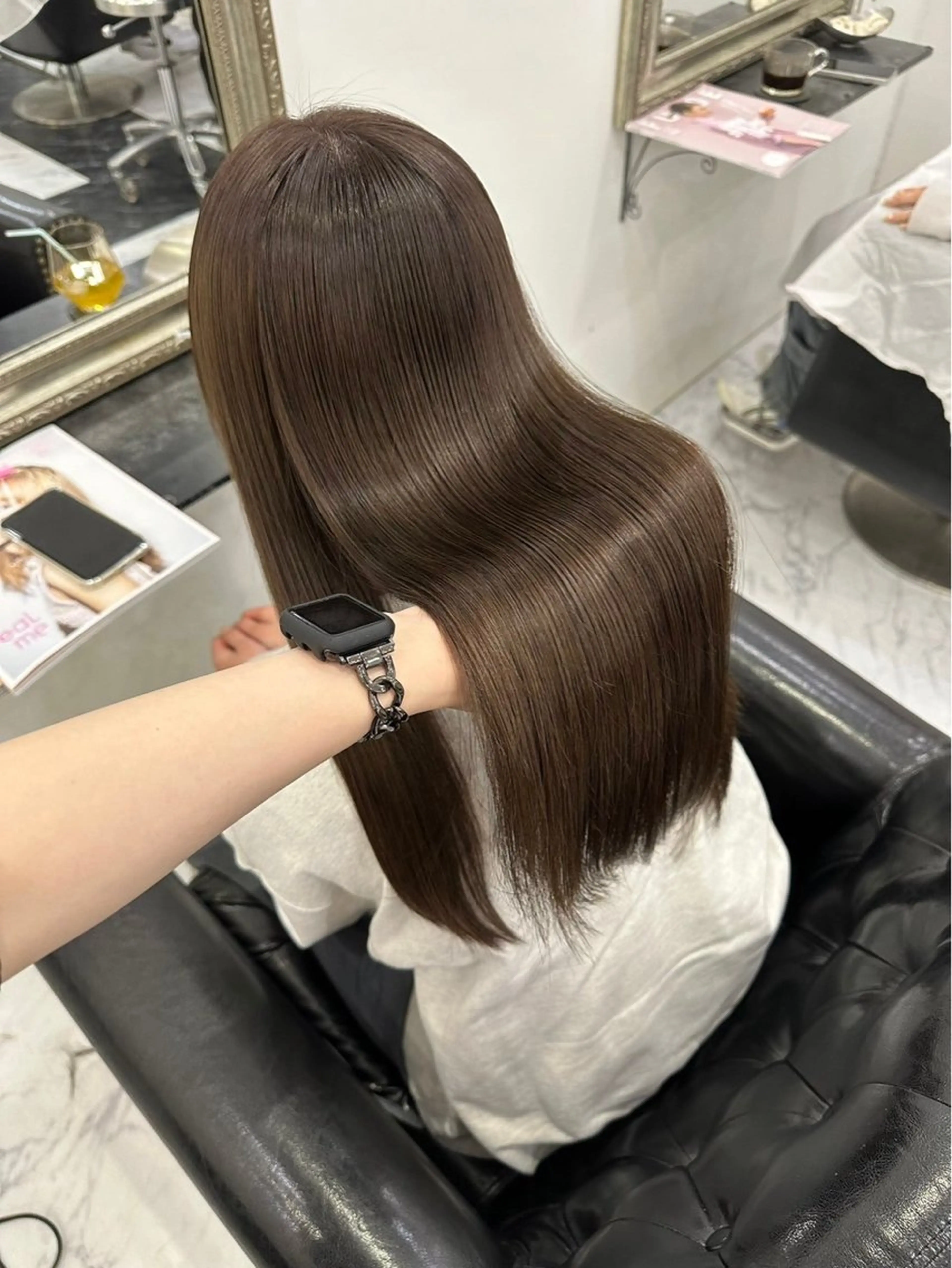 ロング カラー カット ヘアカラー エクステ 名古屋/落ちる黒 黒染め落としのヘアスタイル