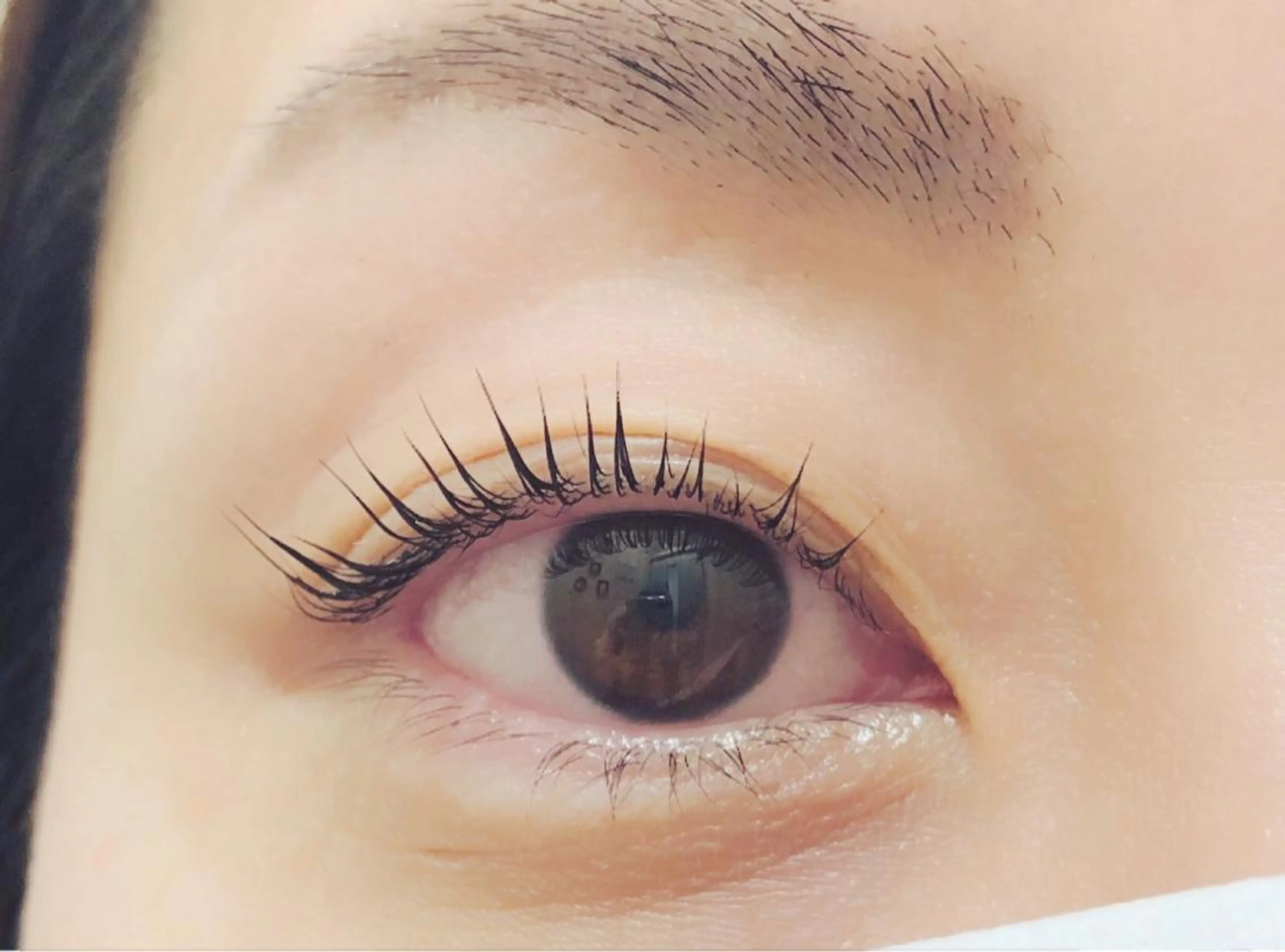 マツエク・マツパ フラットラッシュ セーブル 一重×まつ毛パーマ ボリュームラッシュ eyelash salon sopo所属・sopo 山口のマツエク・マツパデザイン