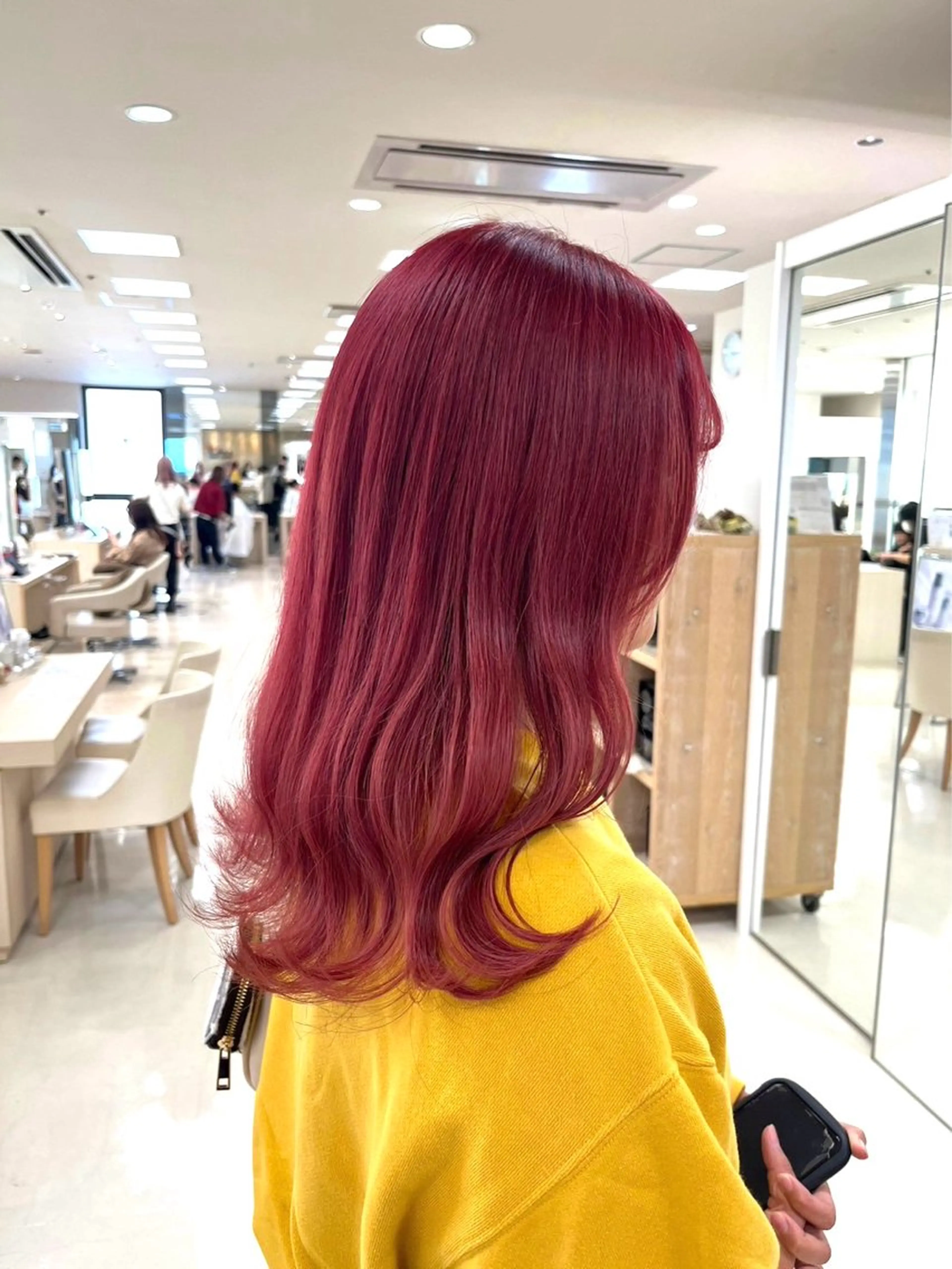 カラー カット ヘアカラー トリートメント 髪質改善/縮毛矯正/ 暖色カラー💫のヘアスタイル