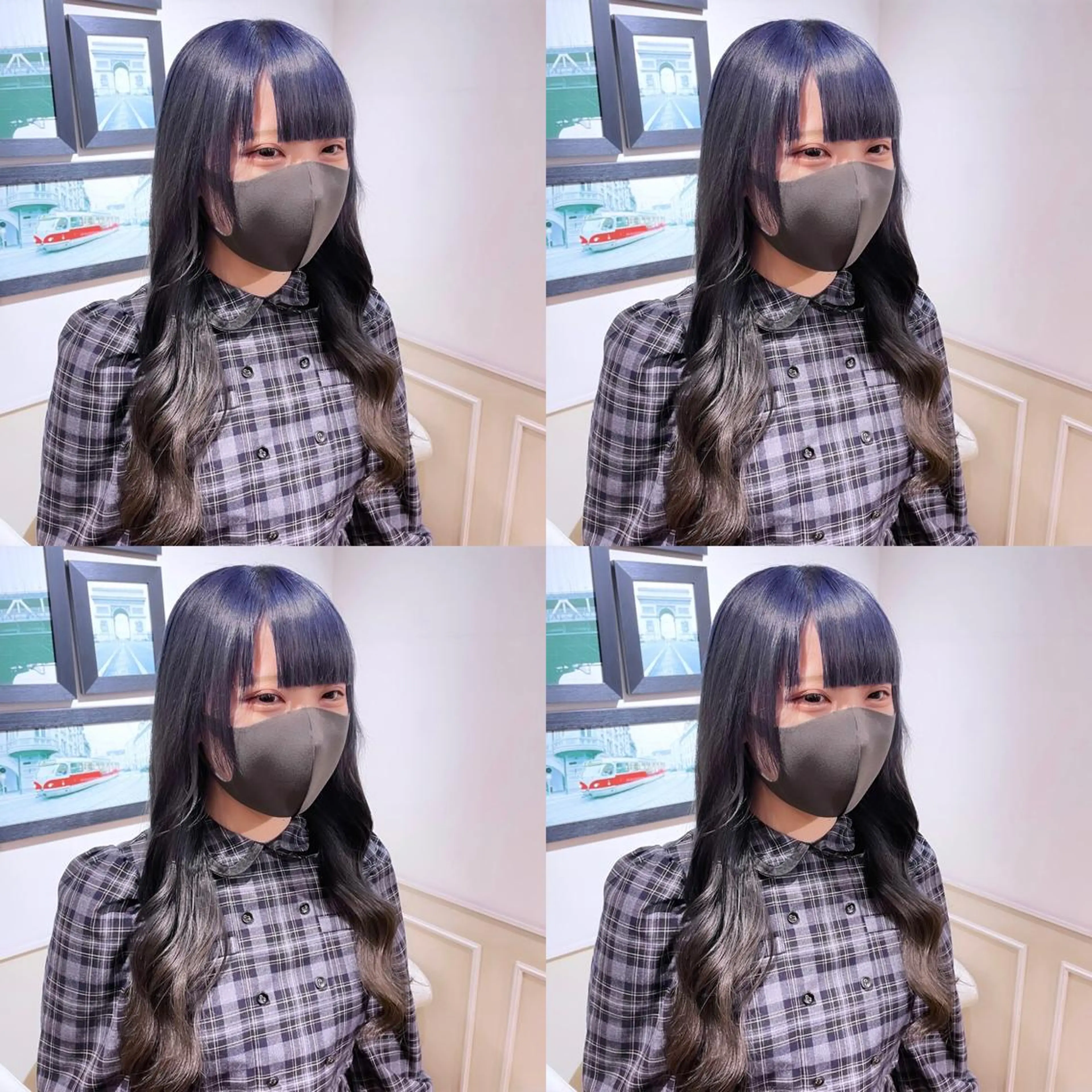 ロング カラー グラデーションカラー ネイビーカラー 🌟トップデザイナー 高橋🌟のヘアスタイル